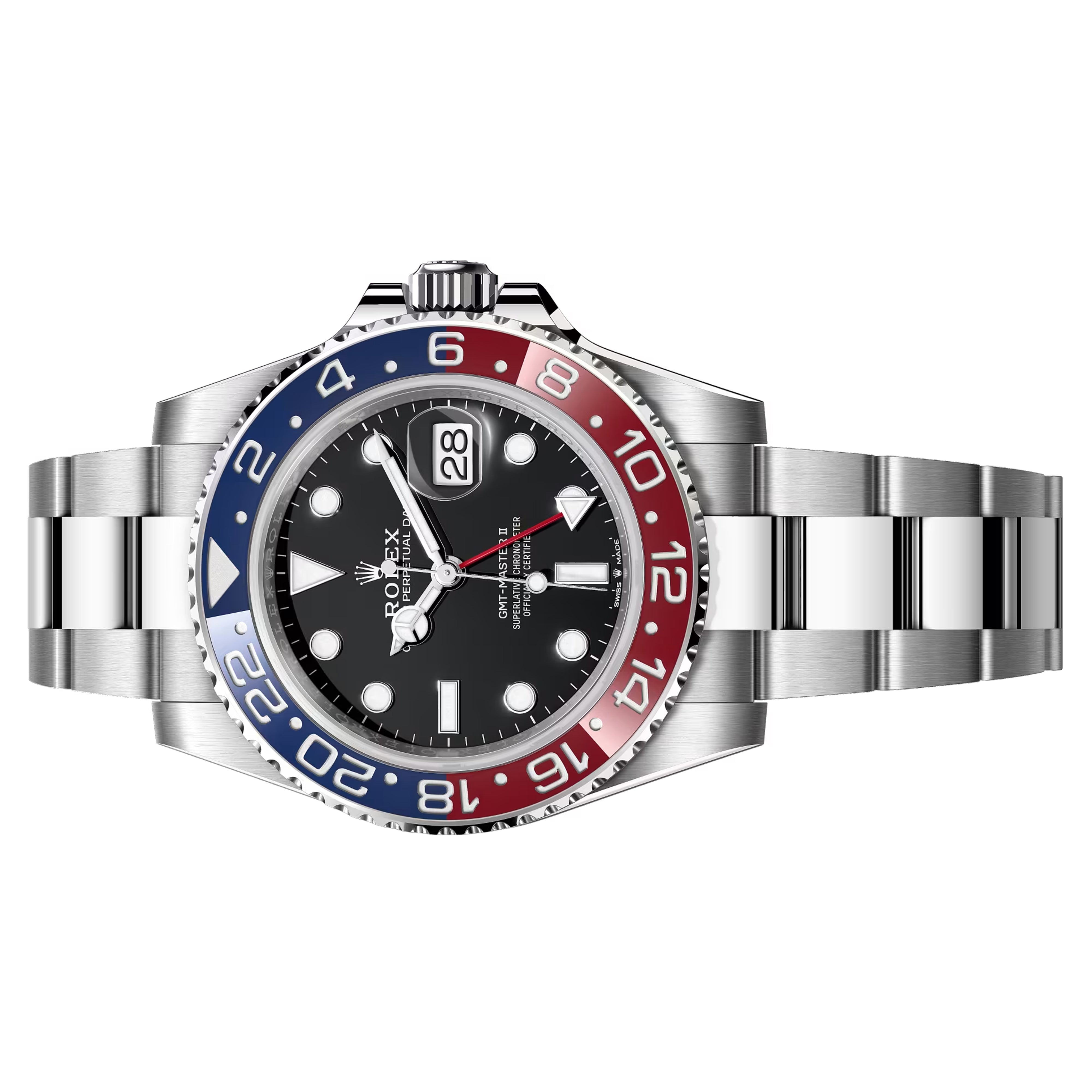 Rolex GMT-Master II ‘Pepsi’ 40mm 126710BLRO-0002 سوار أويستر، جديدة 2024