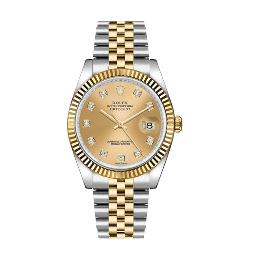 Rolex Datejust 36mm 116233 Champagne Diamond Dial, Pre-Owned - Luxury Address Watches
