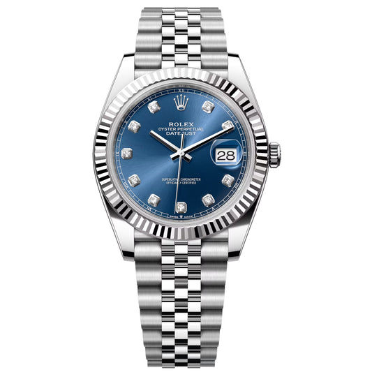 Rolex Datejust 41mm Blue Diamond Unworn 2025 126334-0016