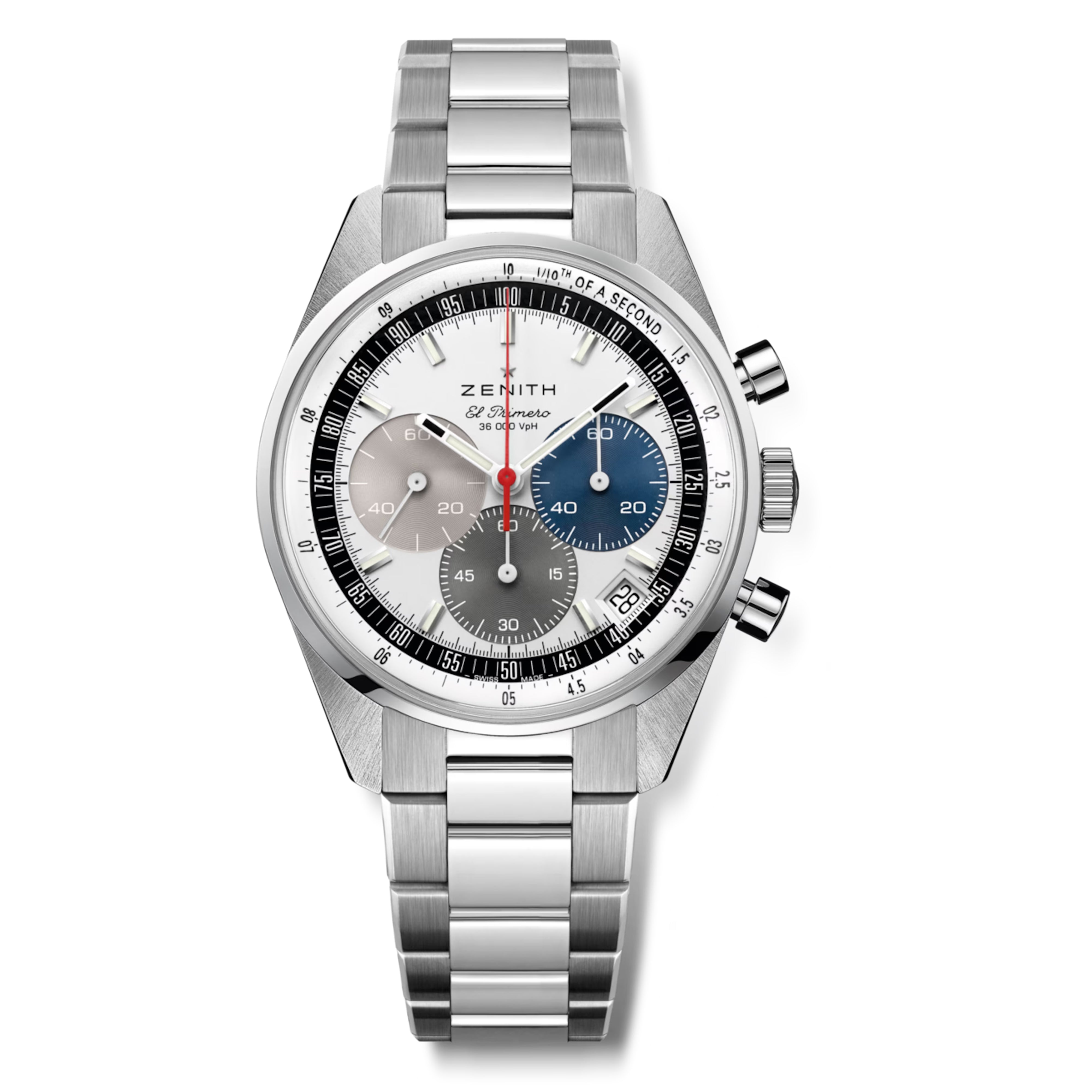 Zenith El Primero Chronomaster 38mm Chronograph 03.3200.3600/69.M3200 White Dial Pre-Owned