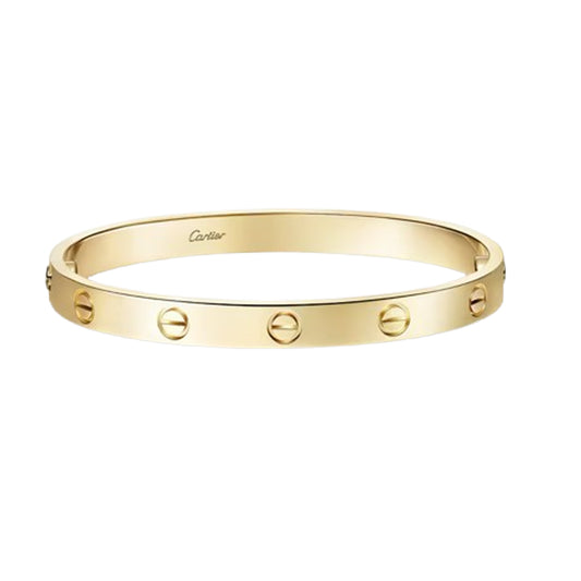 Cartier classic LOVE bracelet B6067517 , Certificate 2021 18K Yellow gold Size 18cm  Pre-Owned