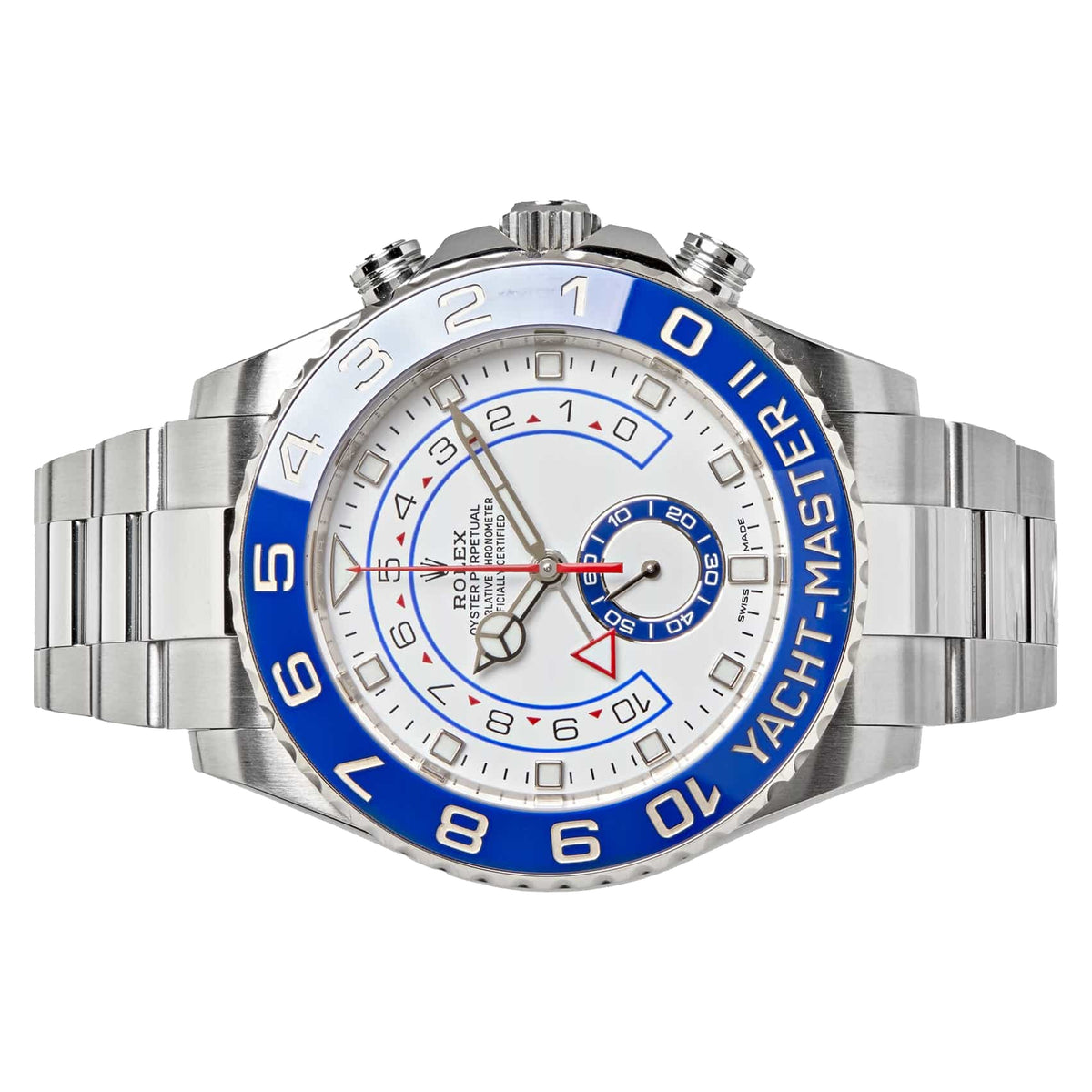 Rolex Yacht-Master II 44mm Oyster Steel Steel White Dial 116680