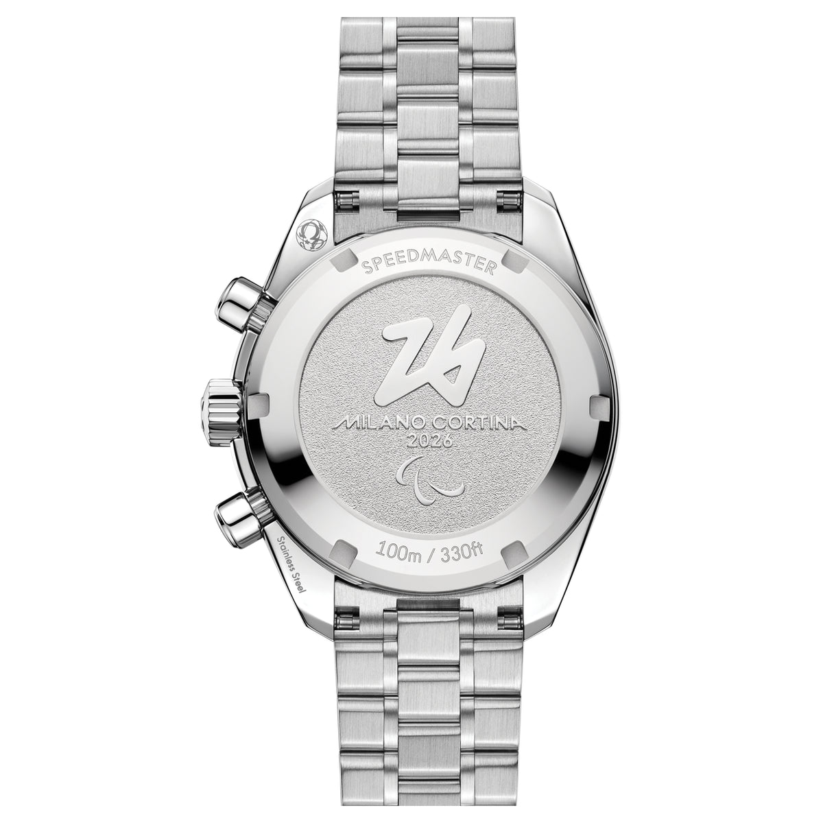 Omega Speedmaster Steel 38mm Milano Cortina 2026 Limited Edition White Dial 522.30.38.50.04.002