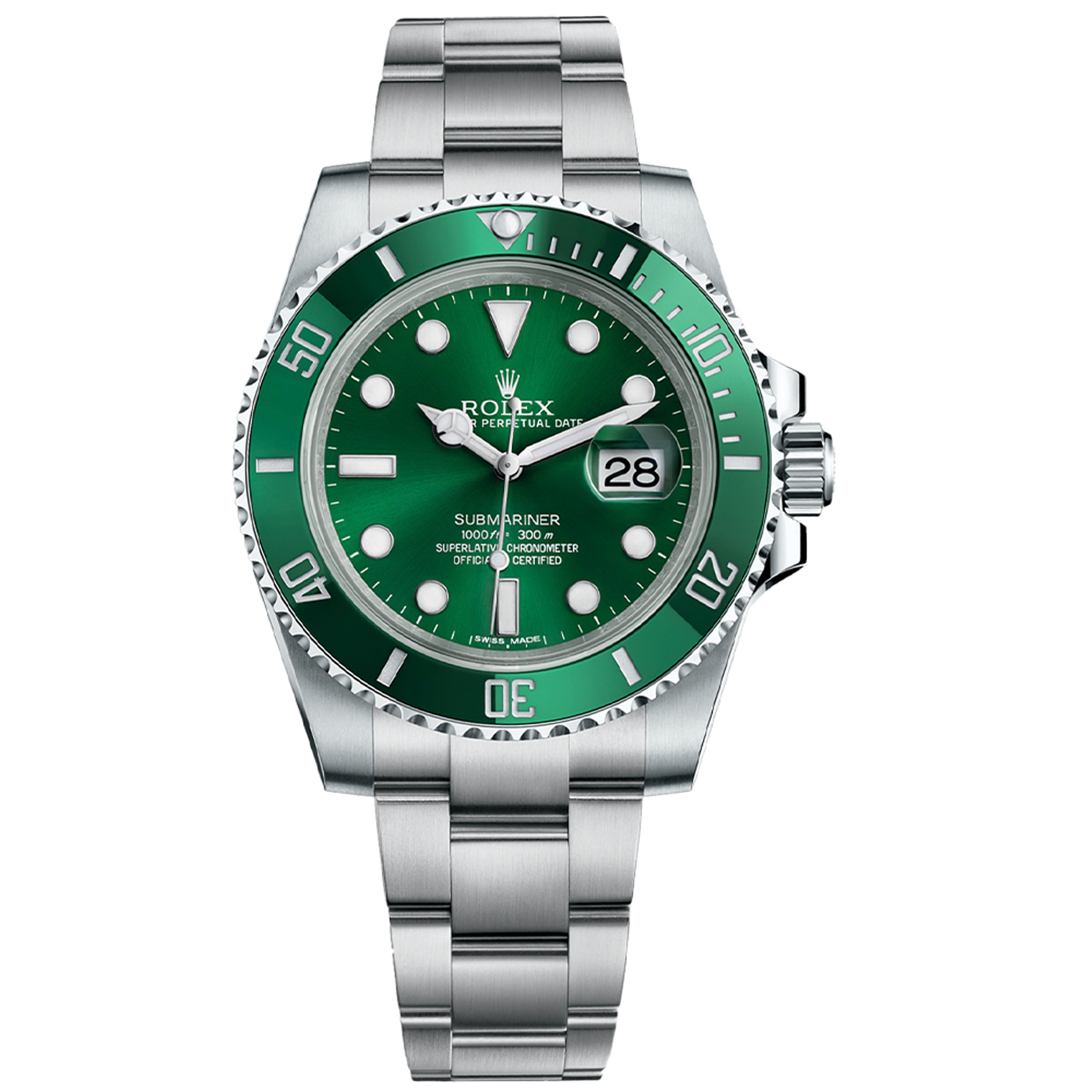 Rolex Submariner Hulk 116610LV 40mm Pre-Owned