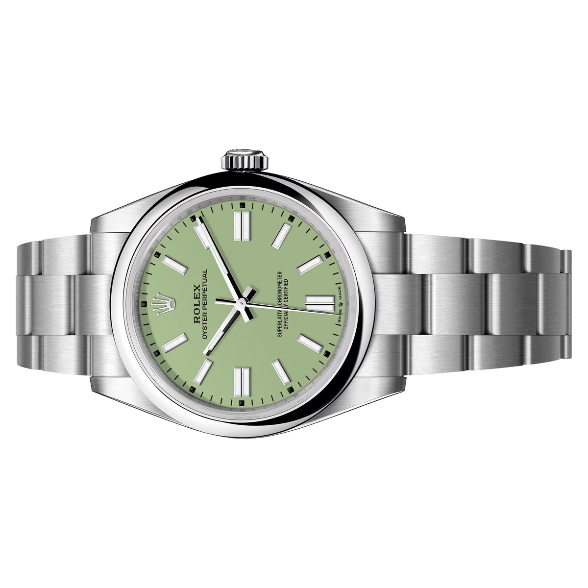 Rolex Oyster Perpetual OP 41mm 2026 Unworn Pistachio Dial 134300-0006