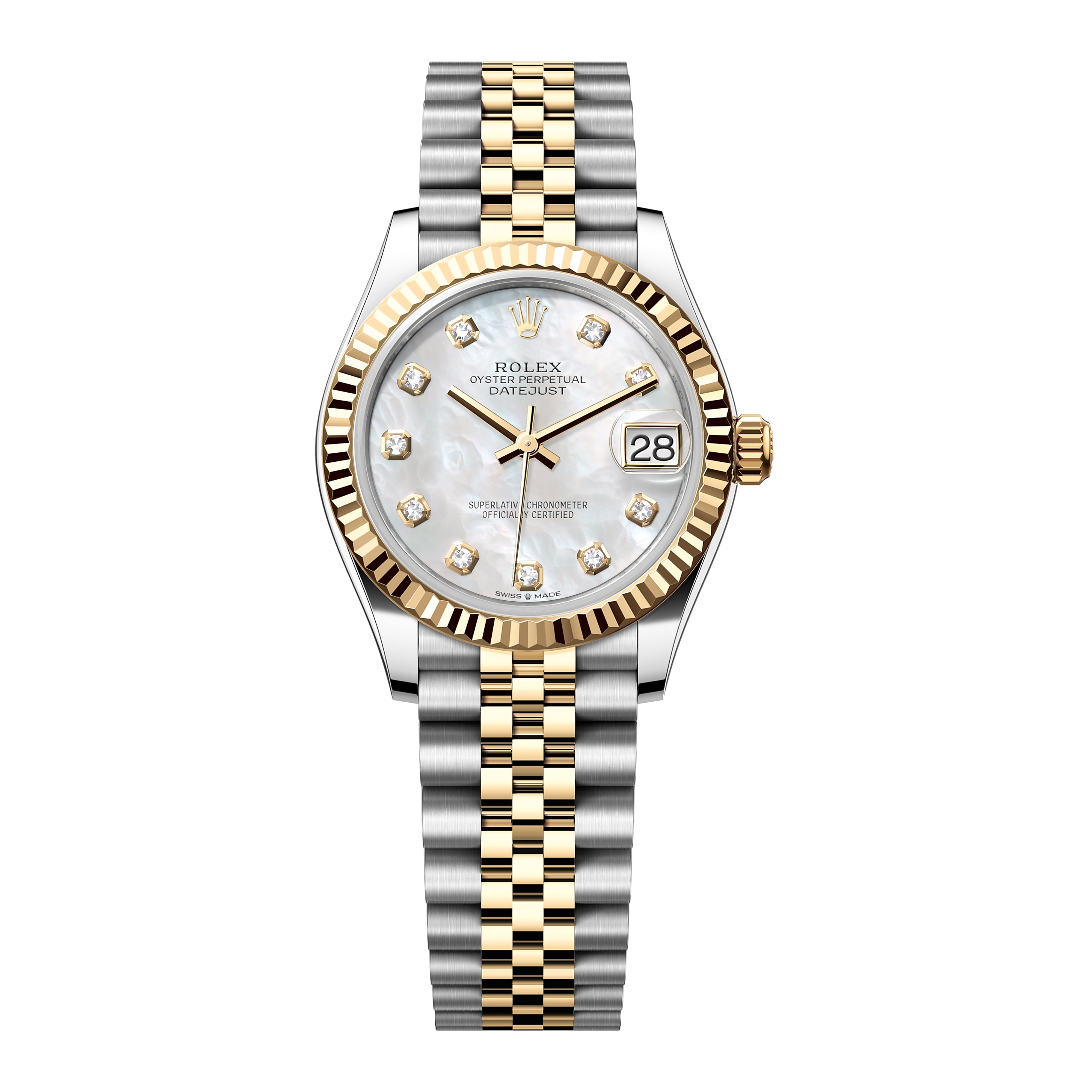Rolex Datejust Mother Of Pearl 31mm 278273-0028 MOP Dial- 2025 Unworn Yellow gold - Luxury Address Watches