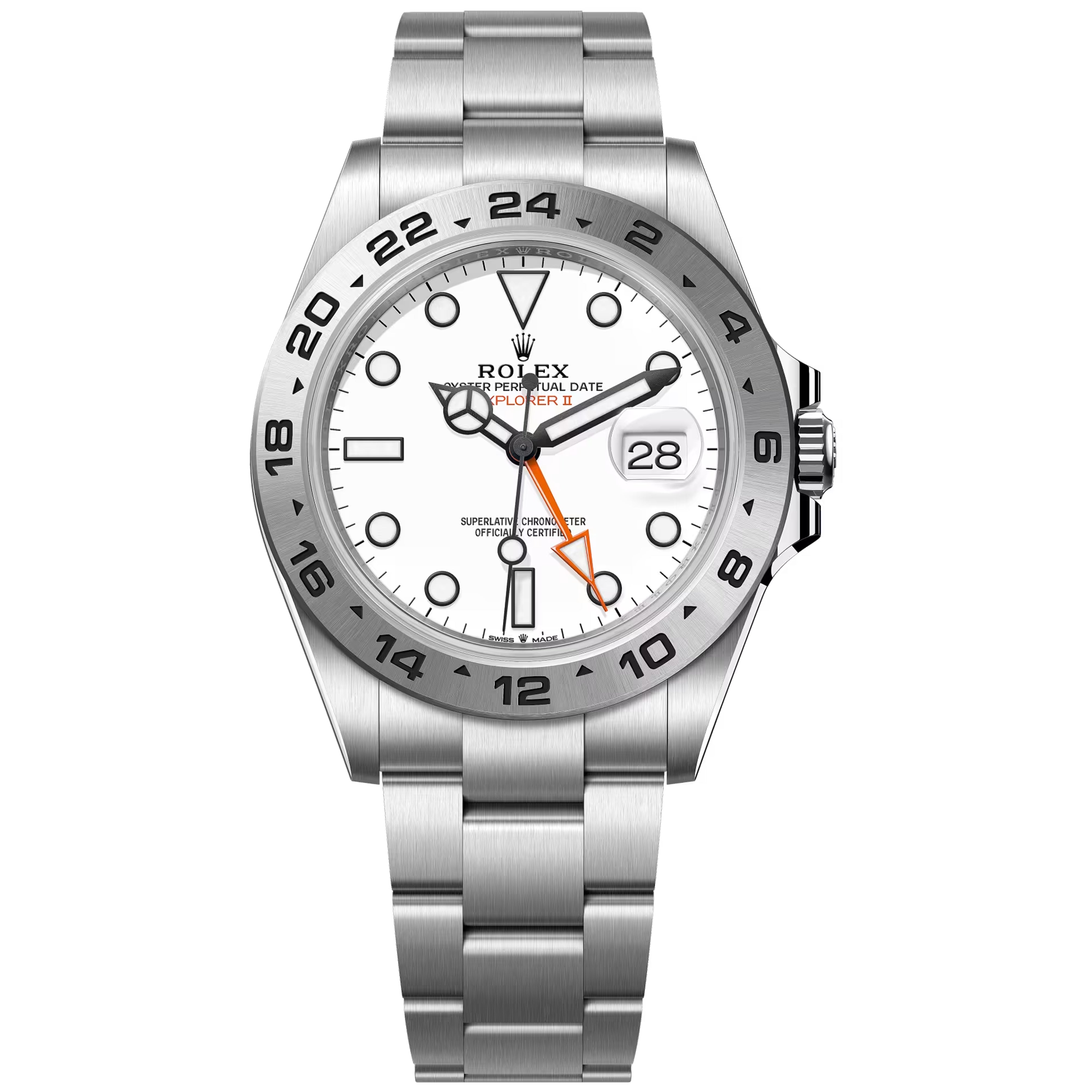 Rolex Explorer II 42mm White Unworn 2025 Oysters Steel , 226570-0001
