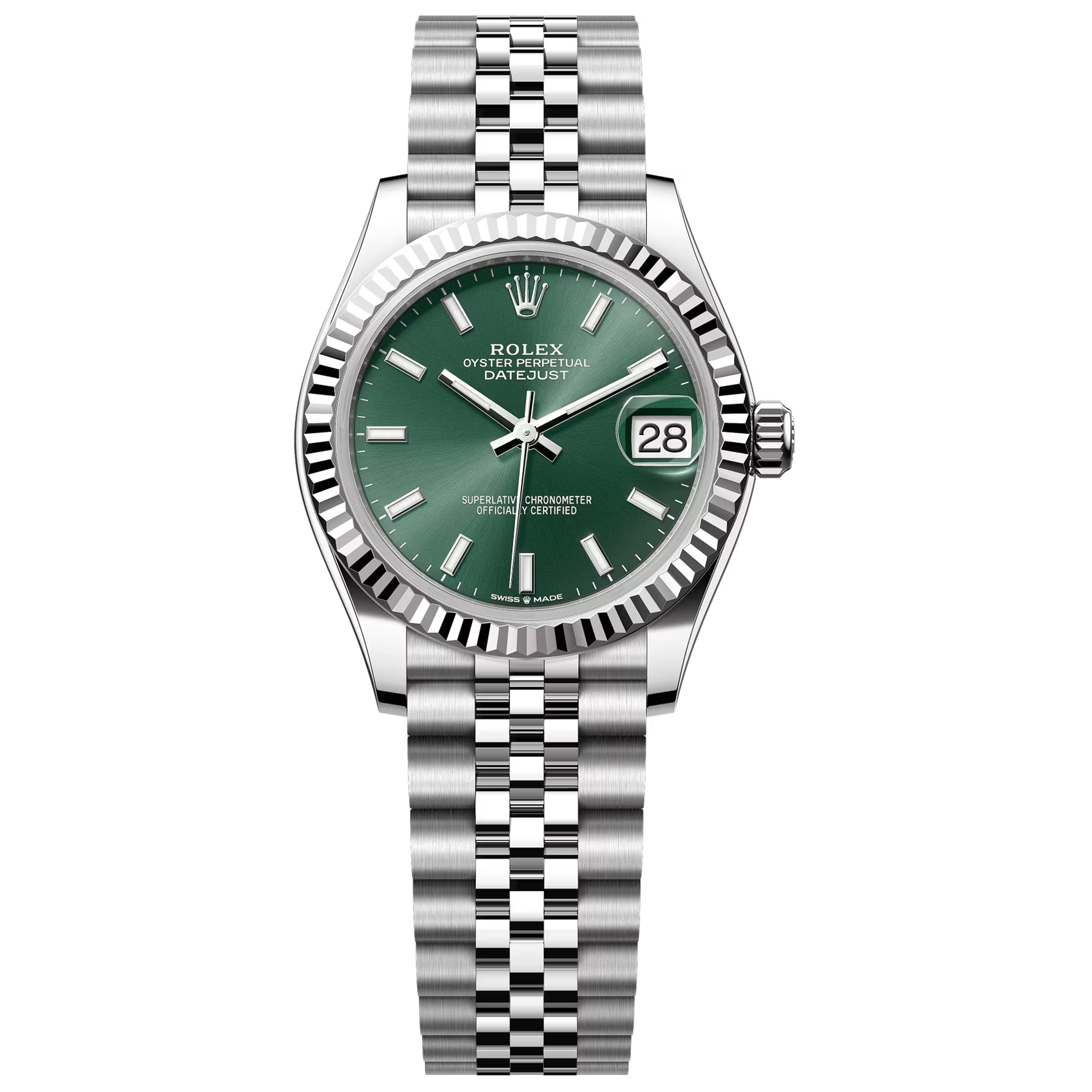 Rolex Datejust 31mm Green Jubilee 2025 Unworn 31mm 278274-0018