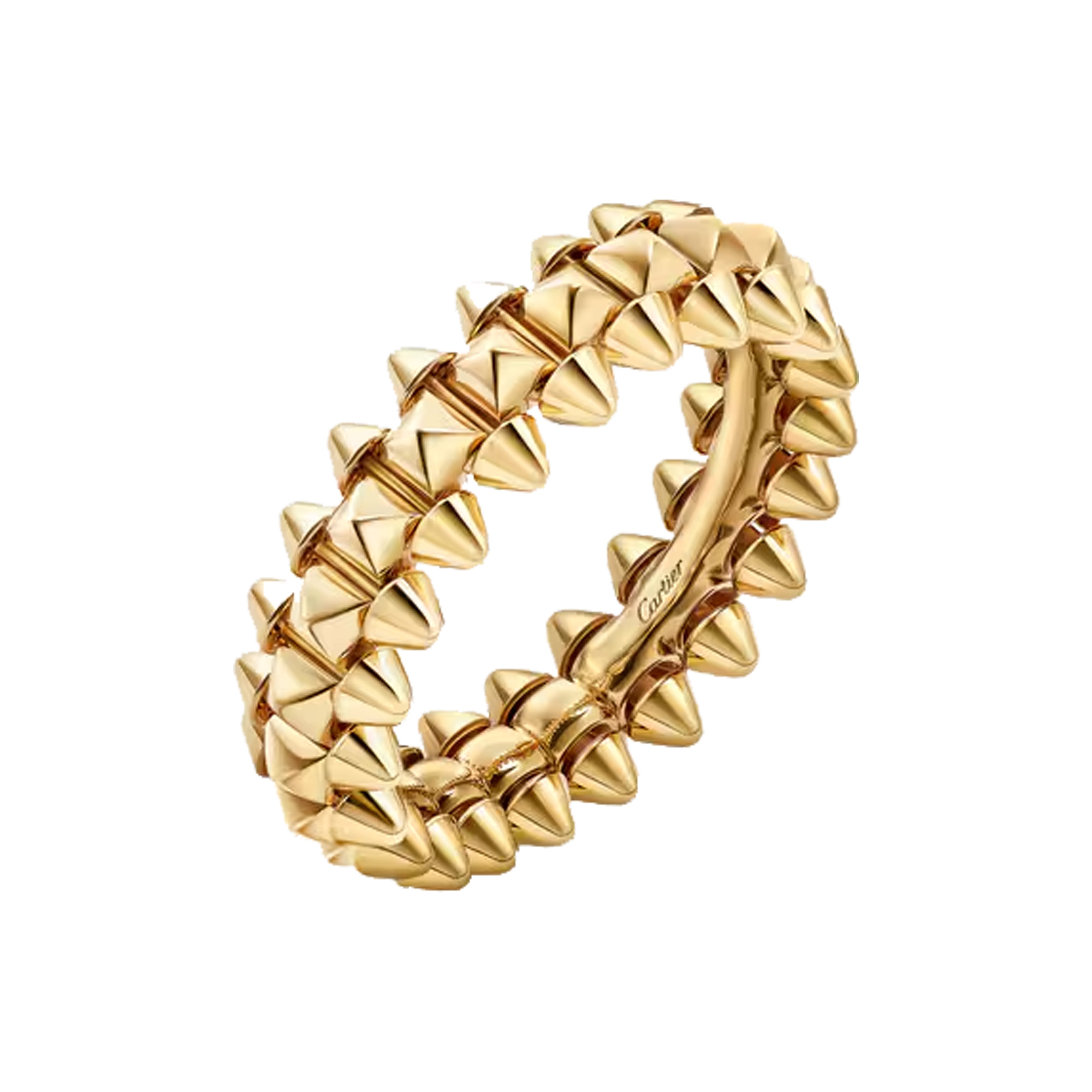 Cartier ring Clash de small Model , B4238400 2025 18K Yellow gold Size 51