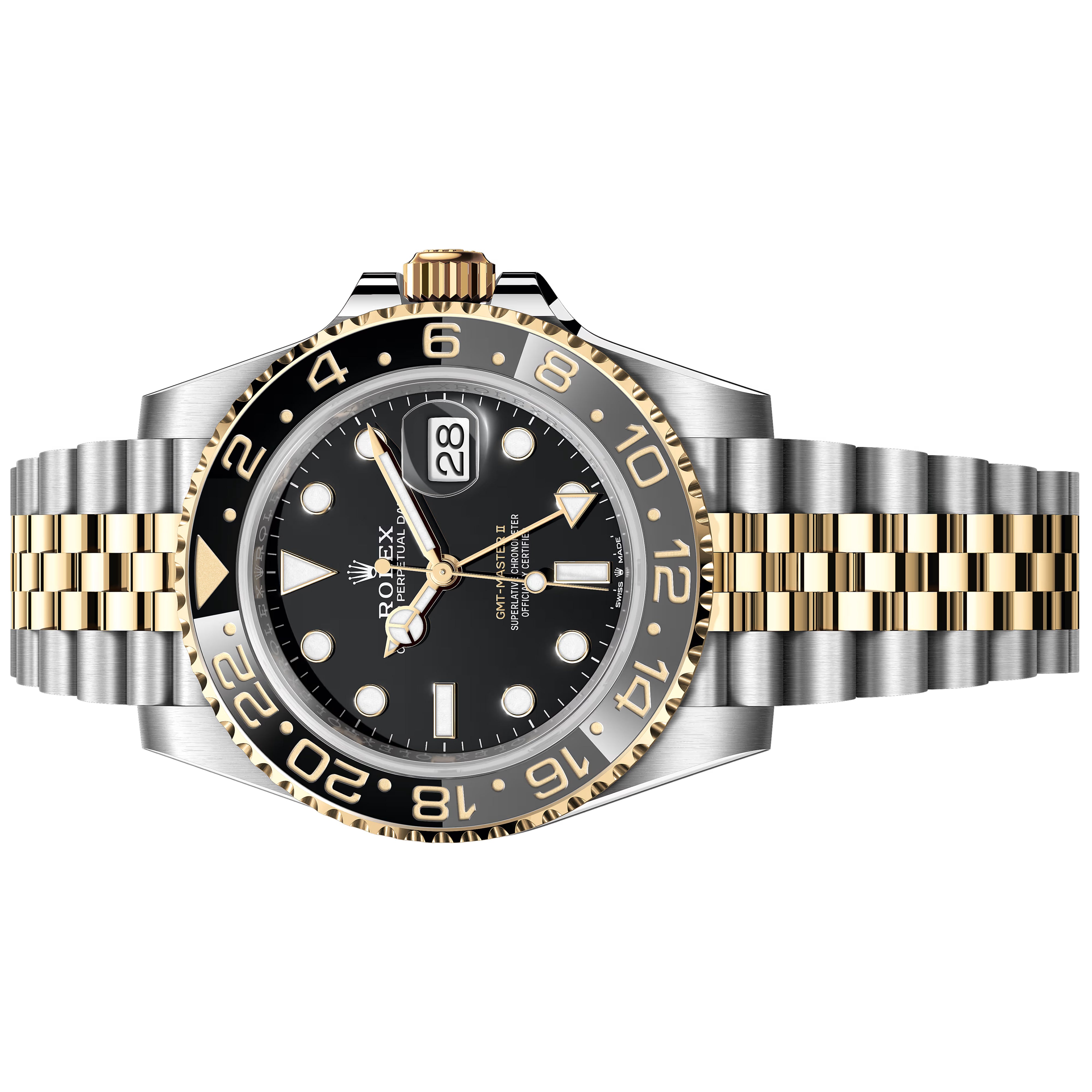 Rolex GMT Master II Zombie 40mm Yellow Gold Jubilee 126713GRNR-0001 Pre-Owned