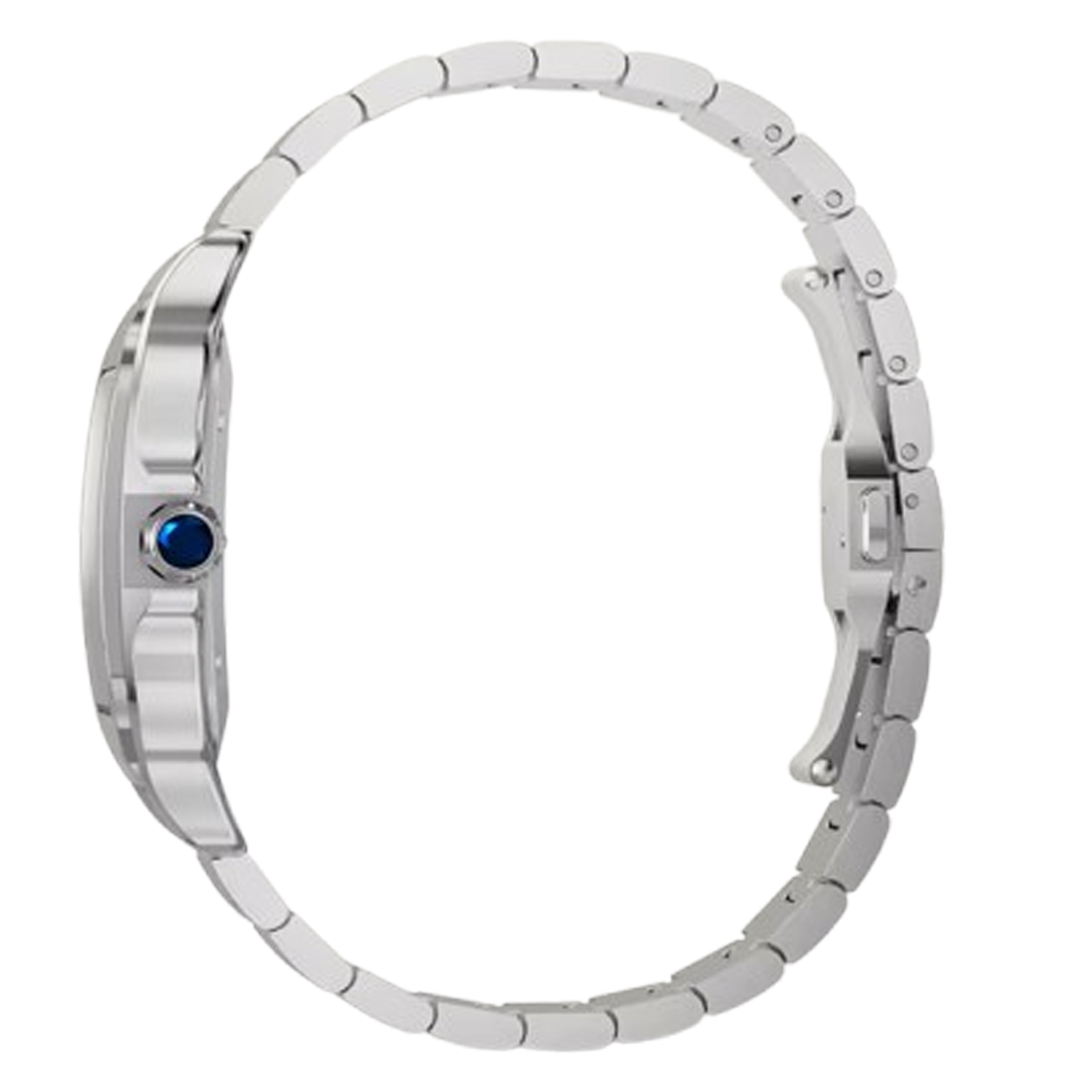 Santos de Cartier Blue Roman Numerals Large Size 2025 WSSA0071 Pre-Owned