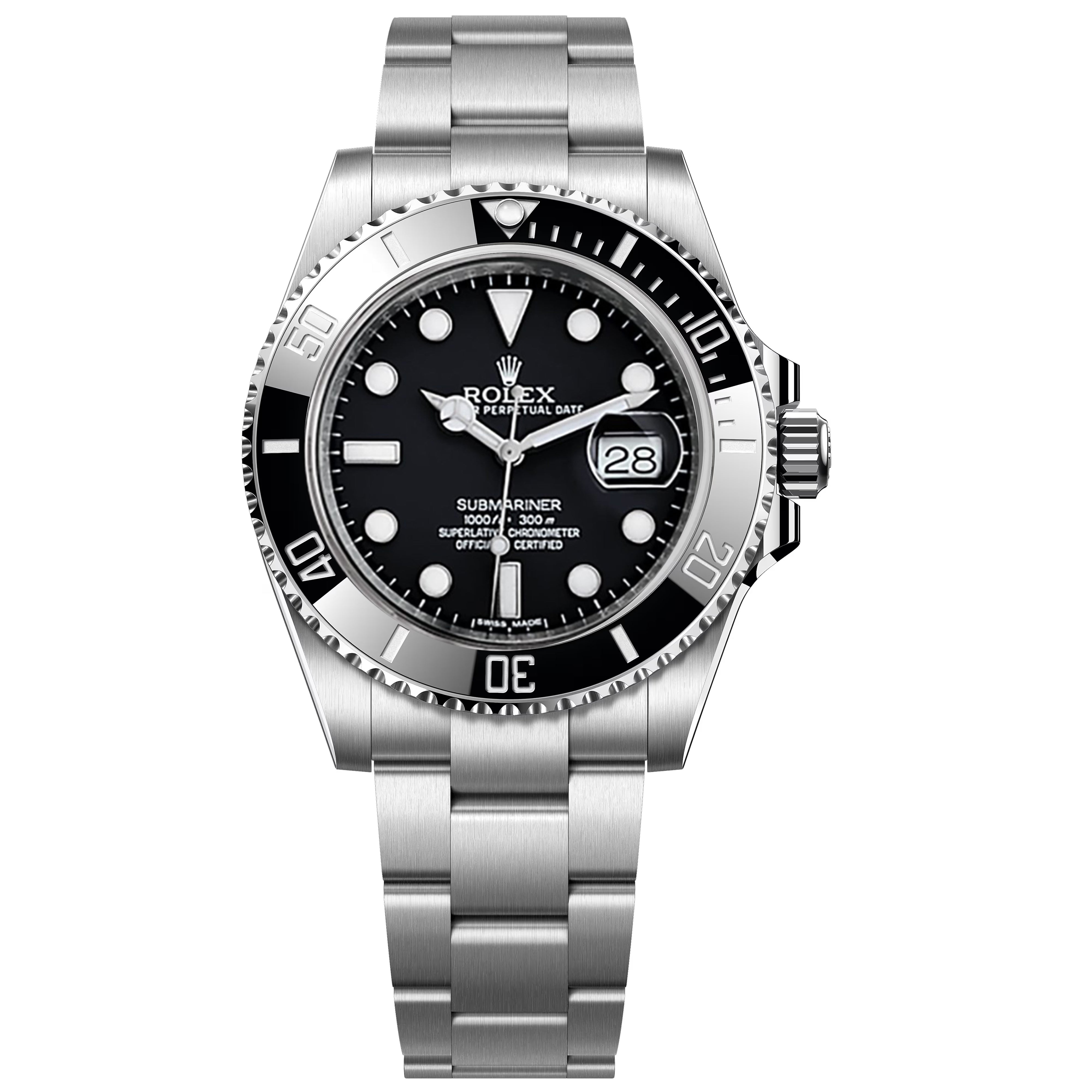 Rolex Submariner (Date) 40mm 116610LN Black Dial Oyster Steel , Pre-Owned