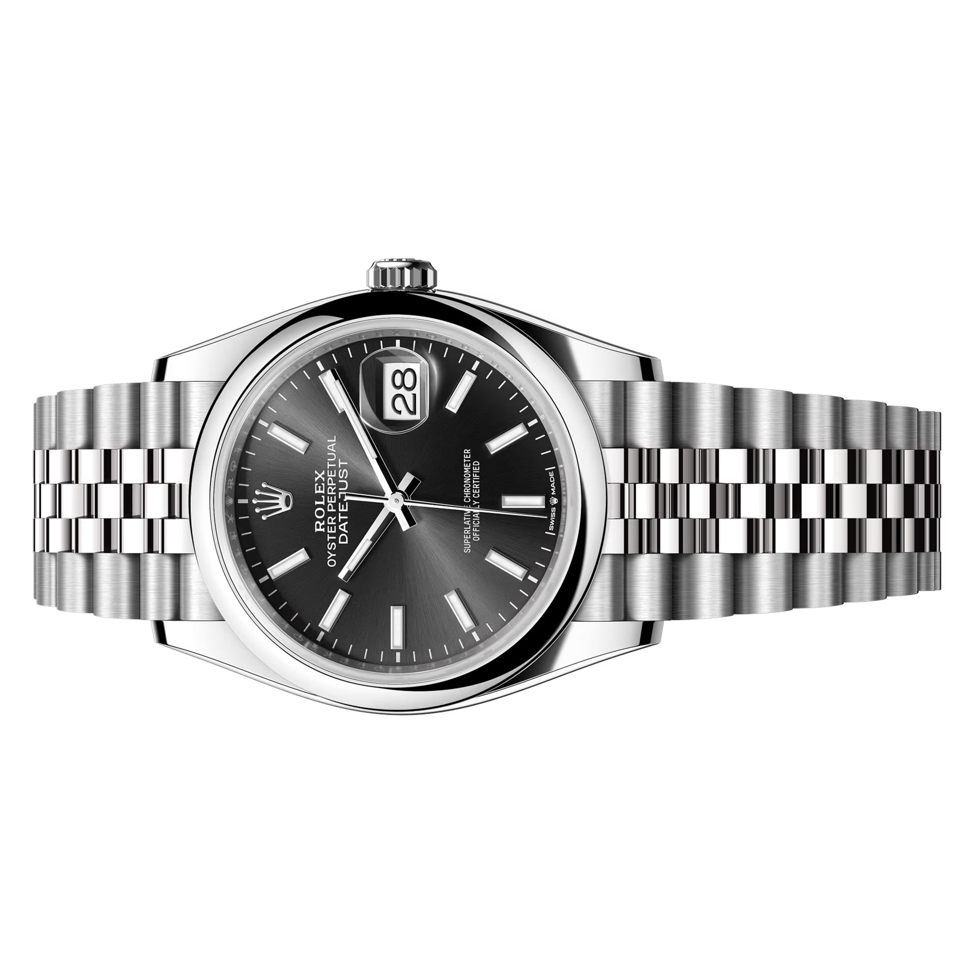 Rolex Datejust 36mm 126200-0003 Black Pre-Owned - Luxury Address Watches