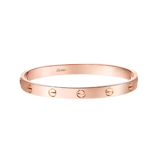 Cartier classic LOVE bracelet B6067417 ,Certificate 2022 18K rose gold Size 18cm Pre-Owned - Luxury Address Watches