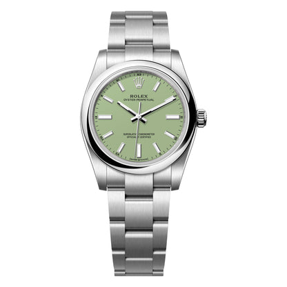 Rolex Oyster Perpetual OP 34mm 2026 Pistachio 124200-0006