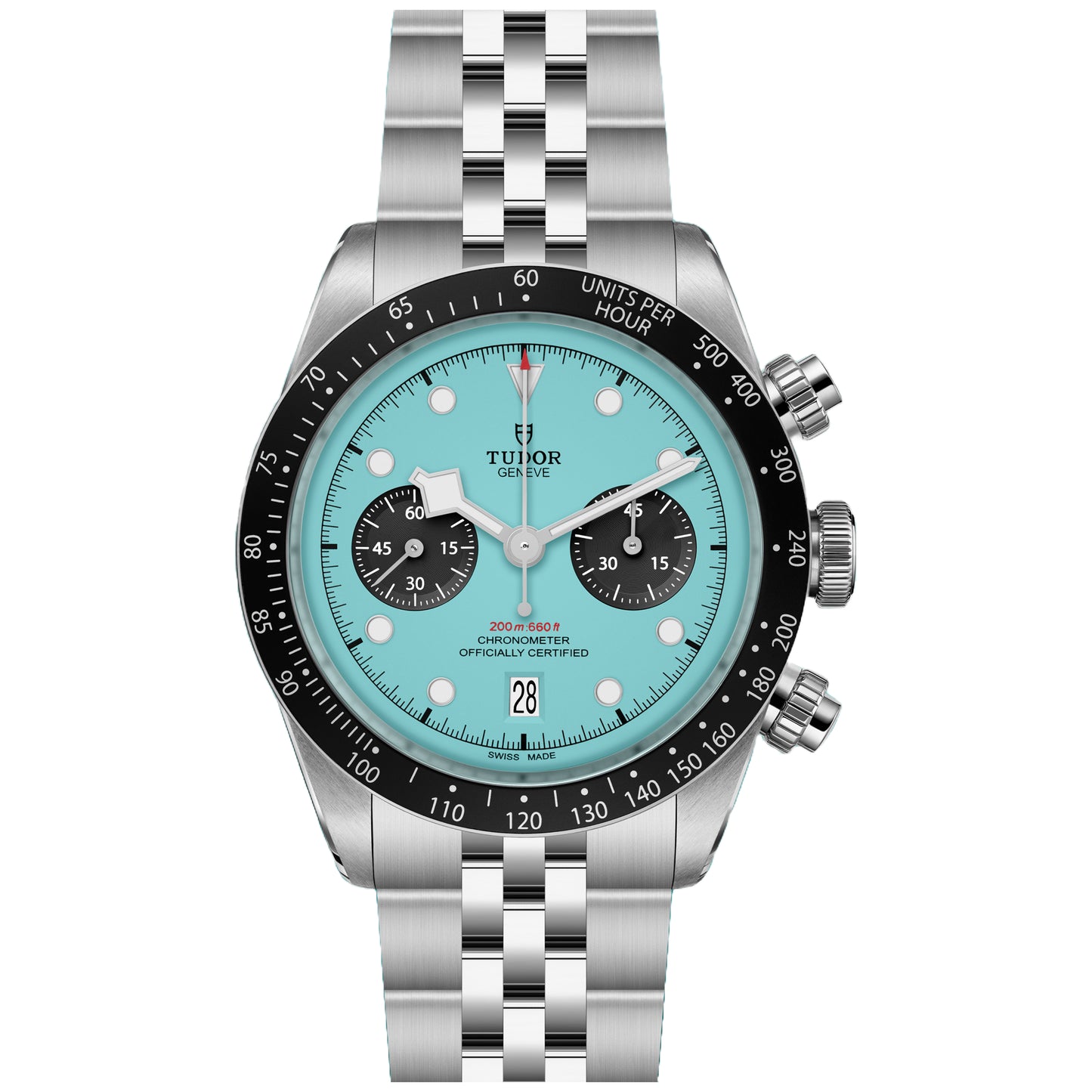 tudor blackbay chrono “flamingo blue” 41mm unworn 2026 m79360n-0024