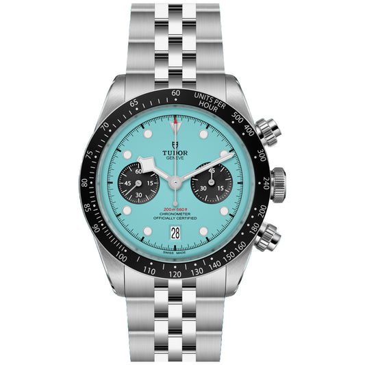 Tudor BlackBay Chrono “Flamingo Blue” 41mm Unworn 2026 m79360n-0024