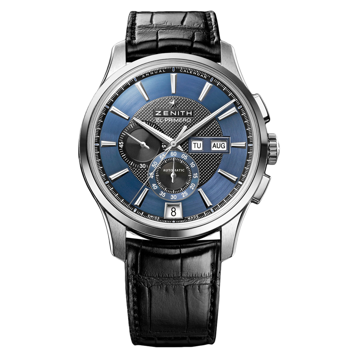 Zenith El Primero Winsor Annual Calendar Chronograph Black Eye 03.2070.4054/22.C708 Pre-Owned