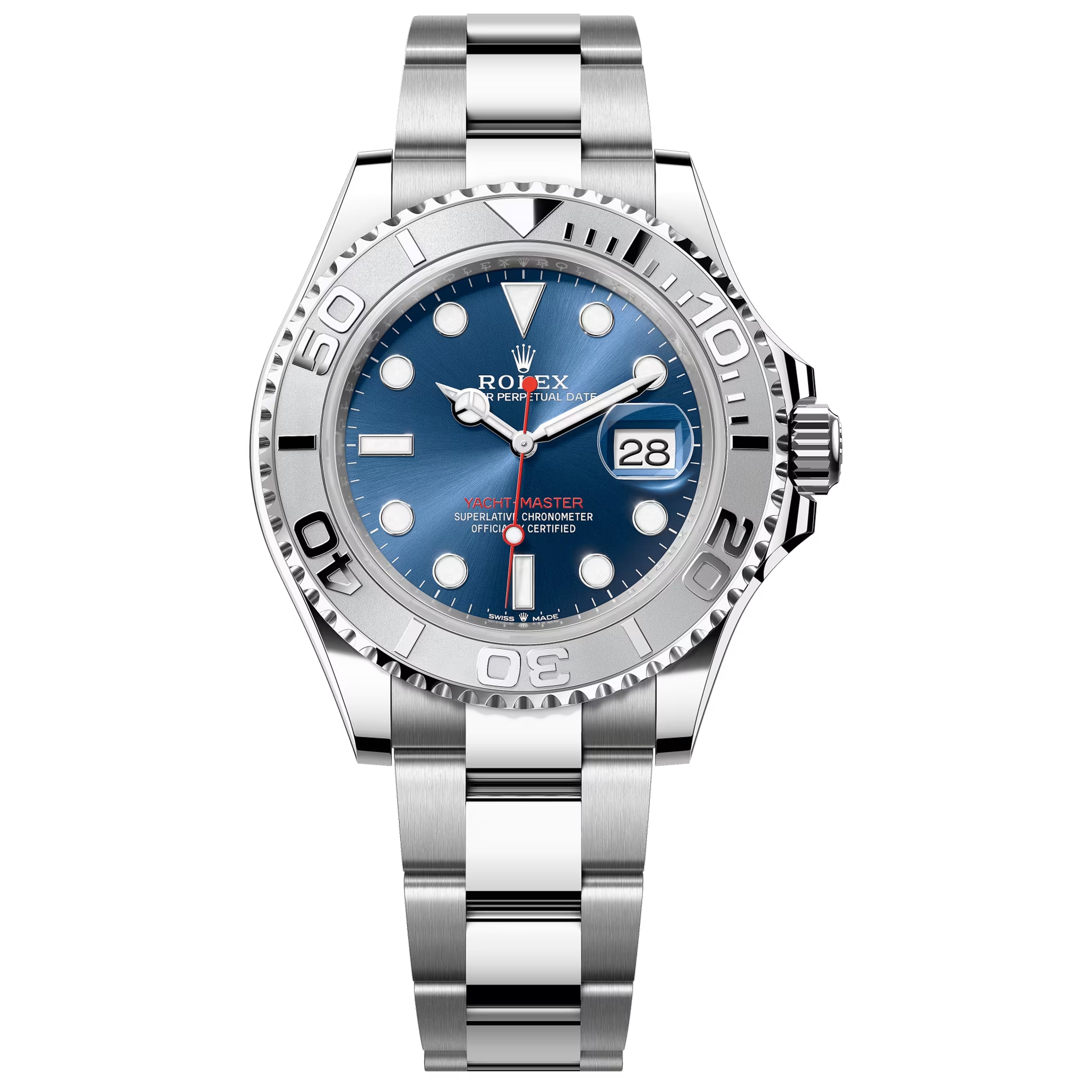 Rolex Yacht master 40mm Blue 126622-0002 Oyster Steel Pre-Owned
