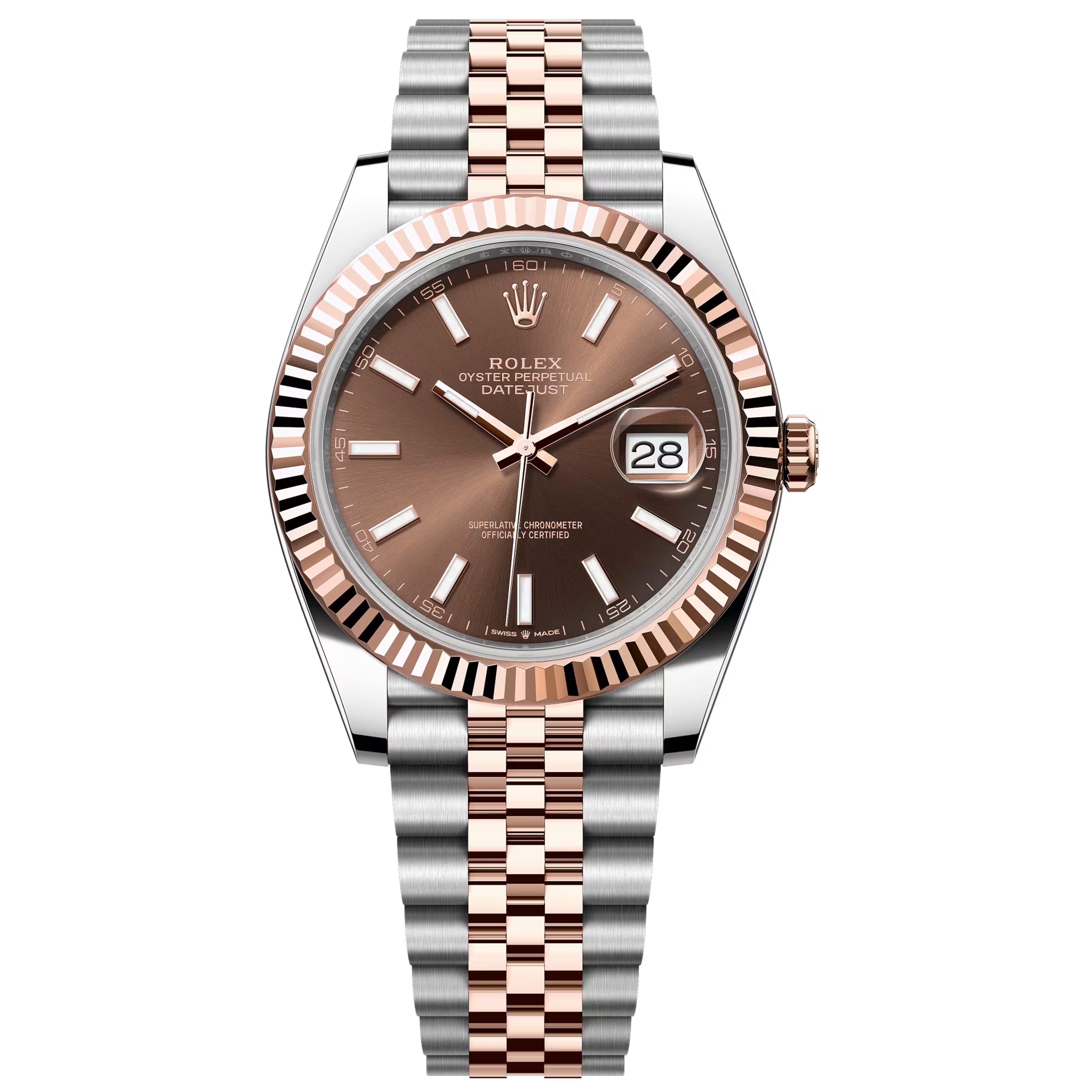 Rolex Datejust 41mm 126331-0002 Chocolate Jubilee Bracelet Pre-Owned