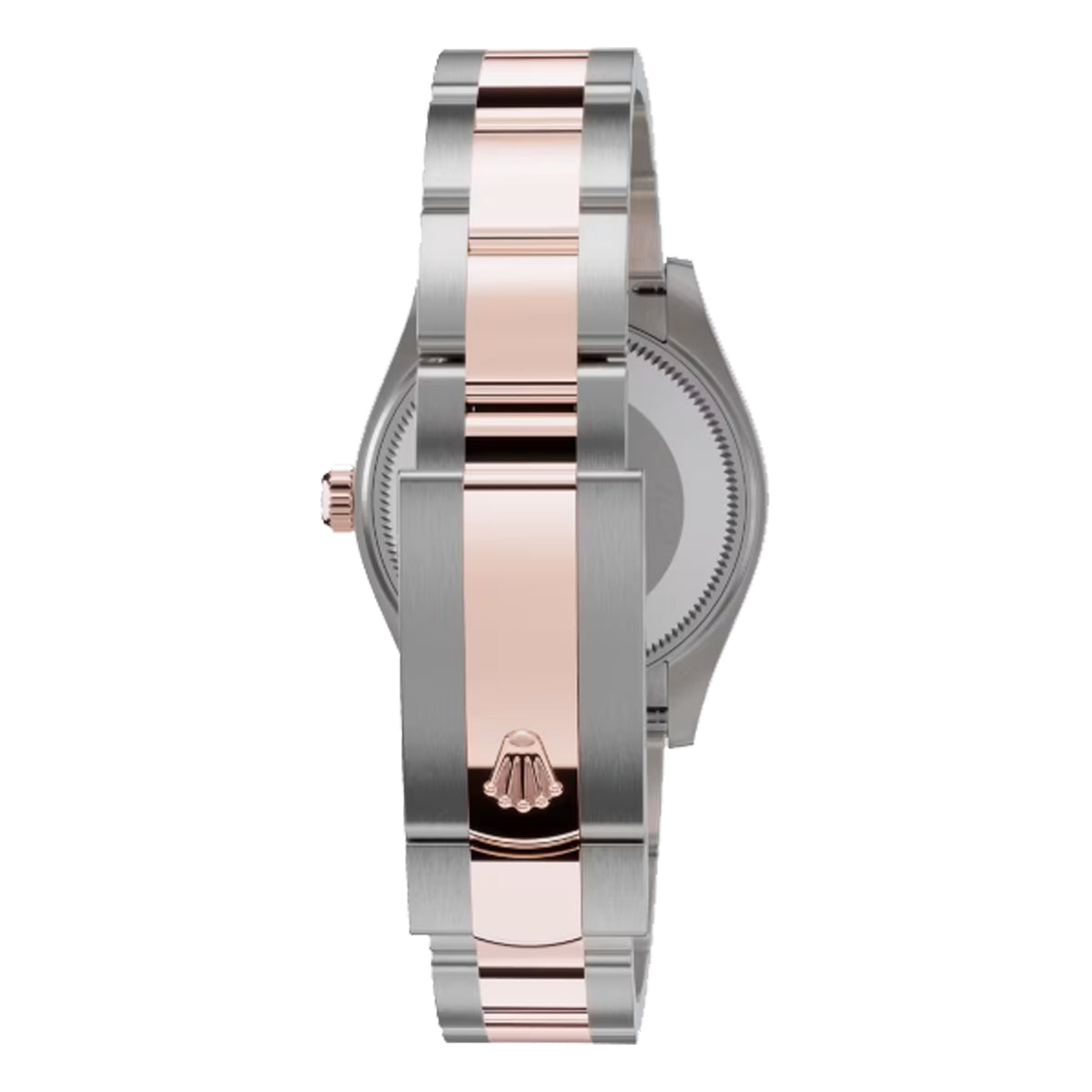 Rolex Datejust 31mm Silver Diamond Rose Gold and Steel 278271-0015 Oyster Preowned