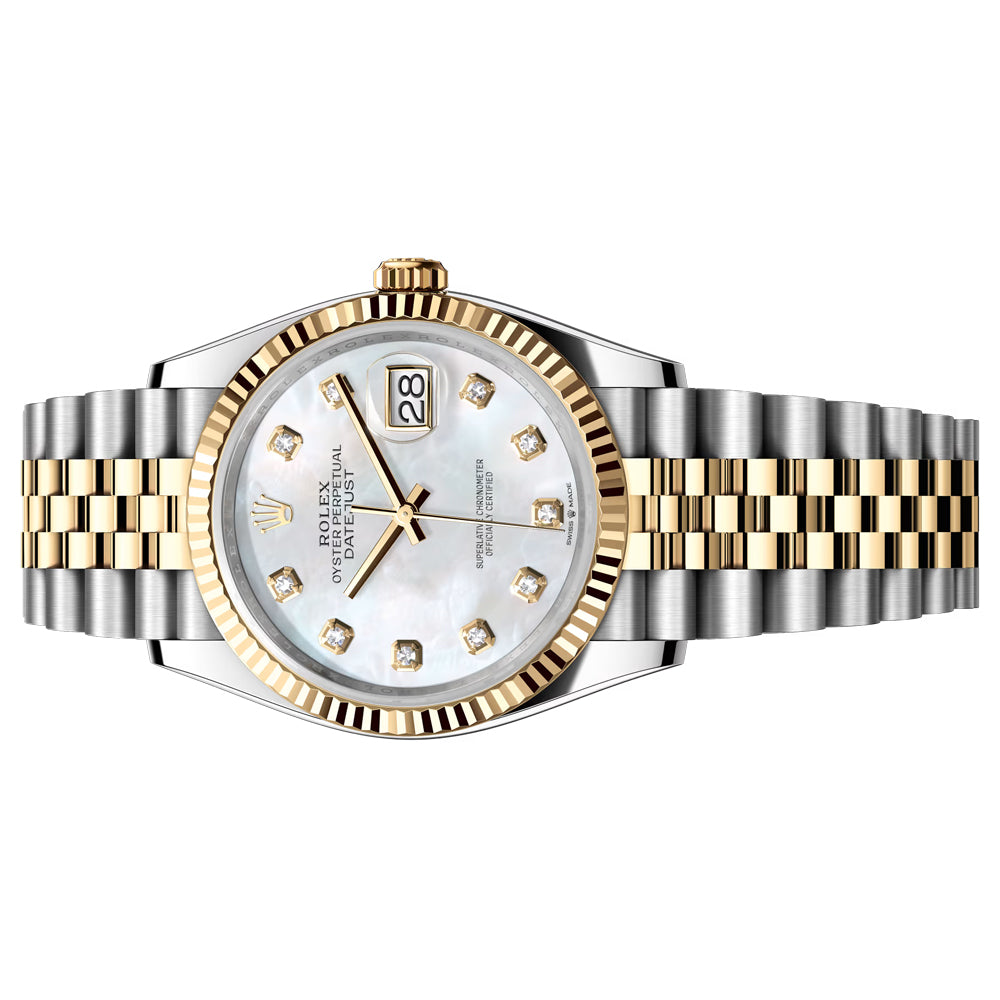 Rolex Datejust 36mm 126233 Mother Of Peral 2025 Unworn - Luxury Address Watches