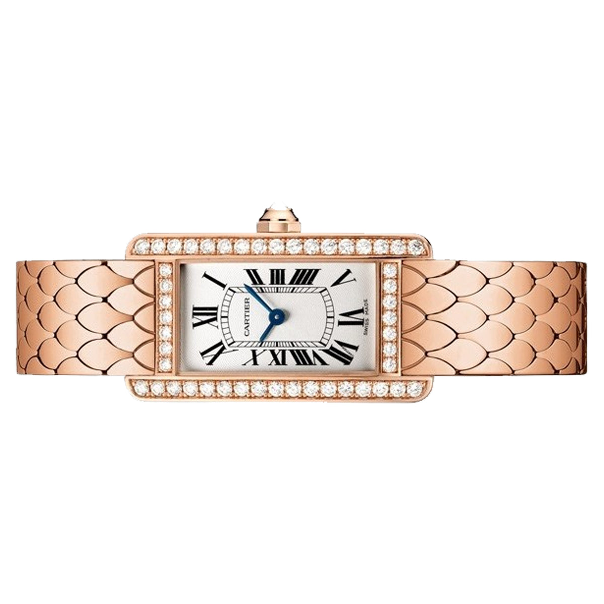 Cartier Tank Americaine Rose Gold 18k Small WB710008 Preowned