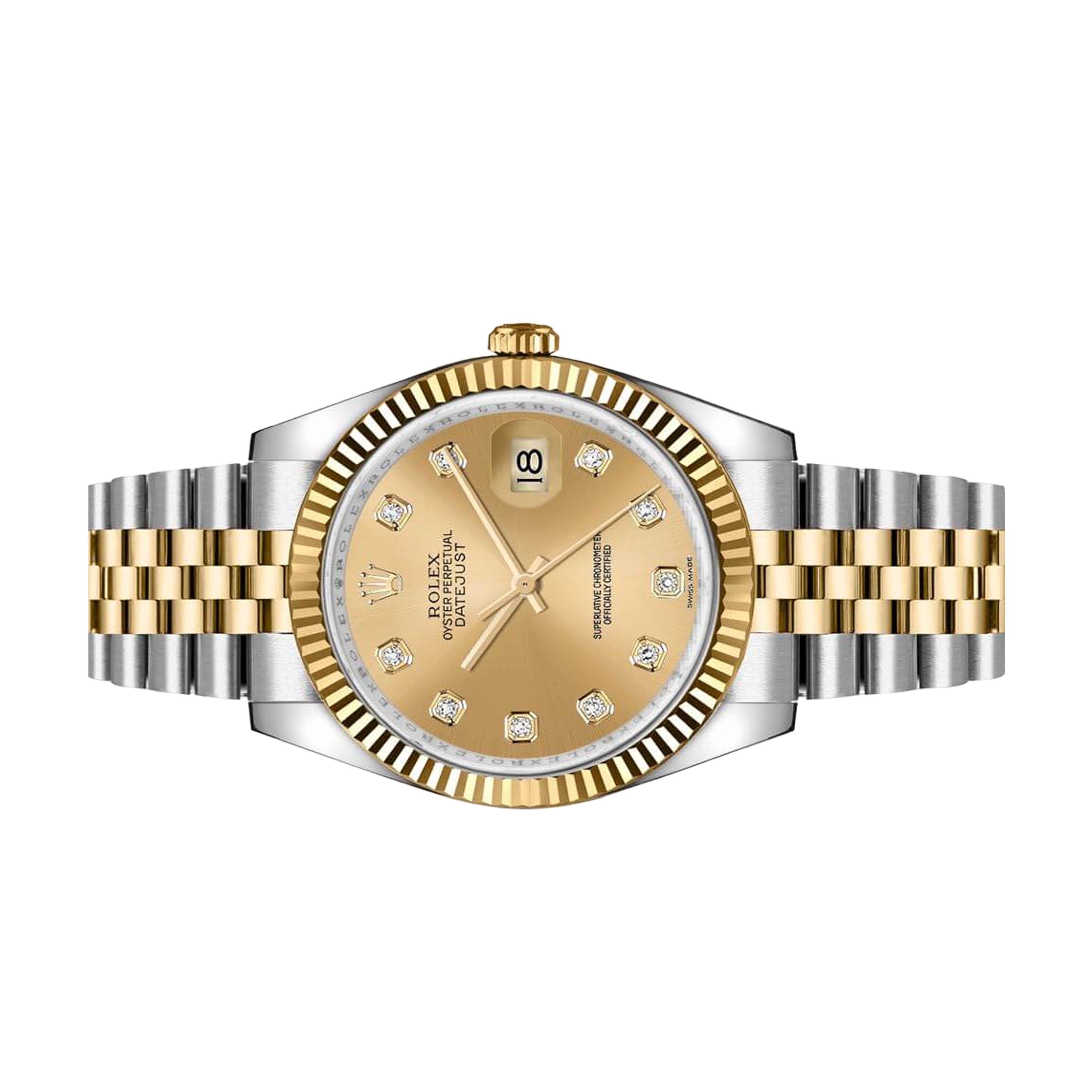 Rolex Datejust 36mm 116233 Champagne Diamond Dial, Pre-Owned - Luxury Address Watches