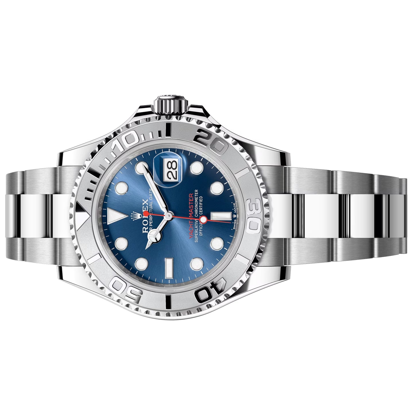 rolex yacht master 40mm blue 126622-0002 pre-owned