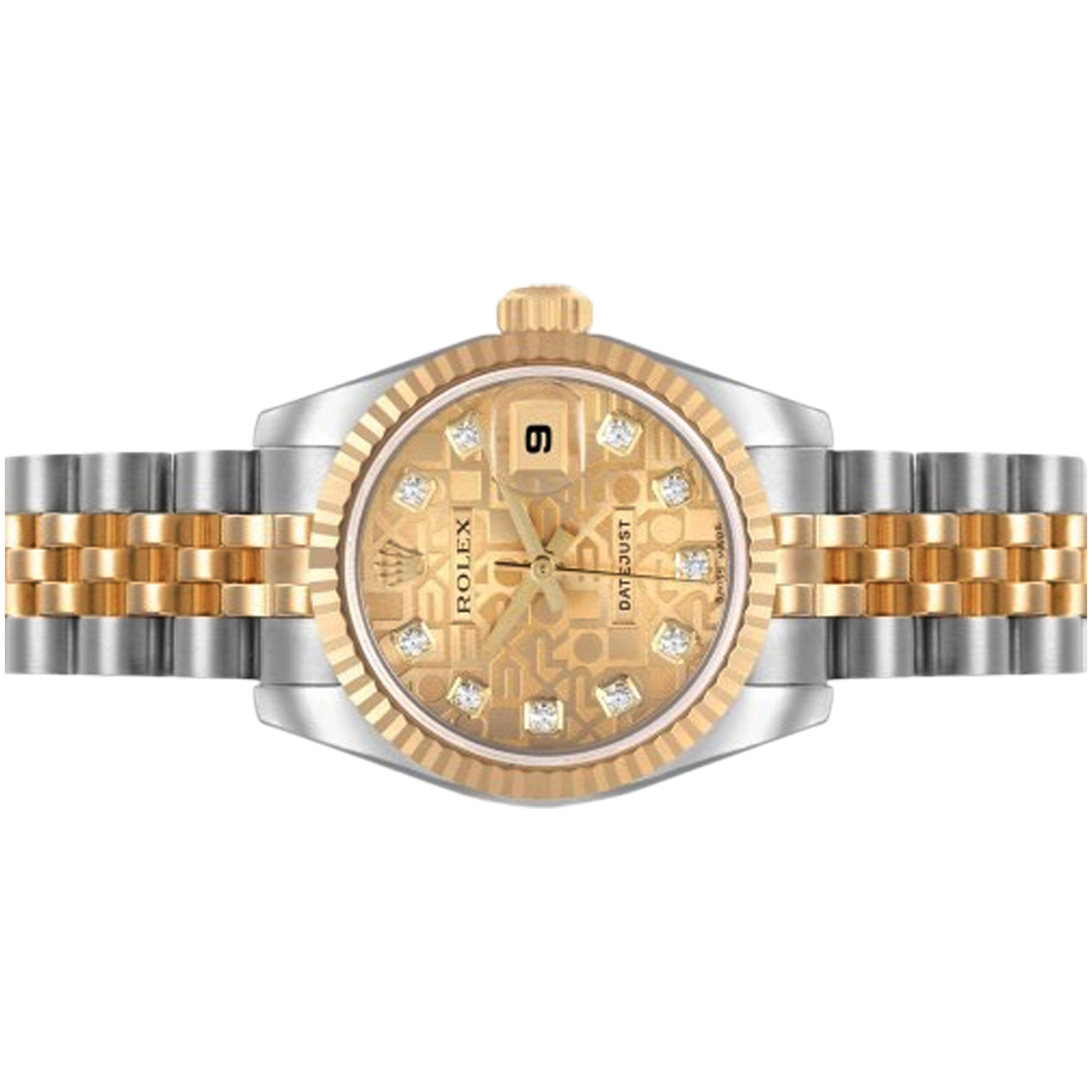 Rolex Datejust 179173 Yellow Gold 26mm, Champagne Diamond , Pre-Owned - Luxury Address Watches