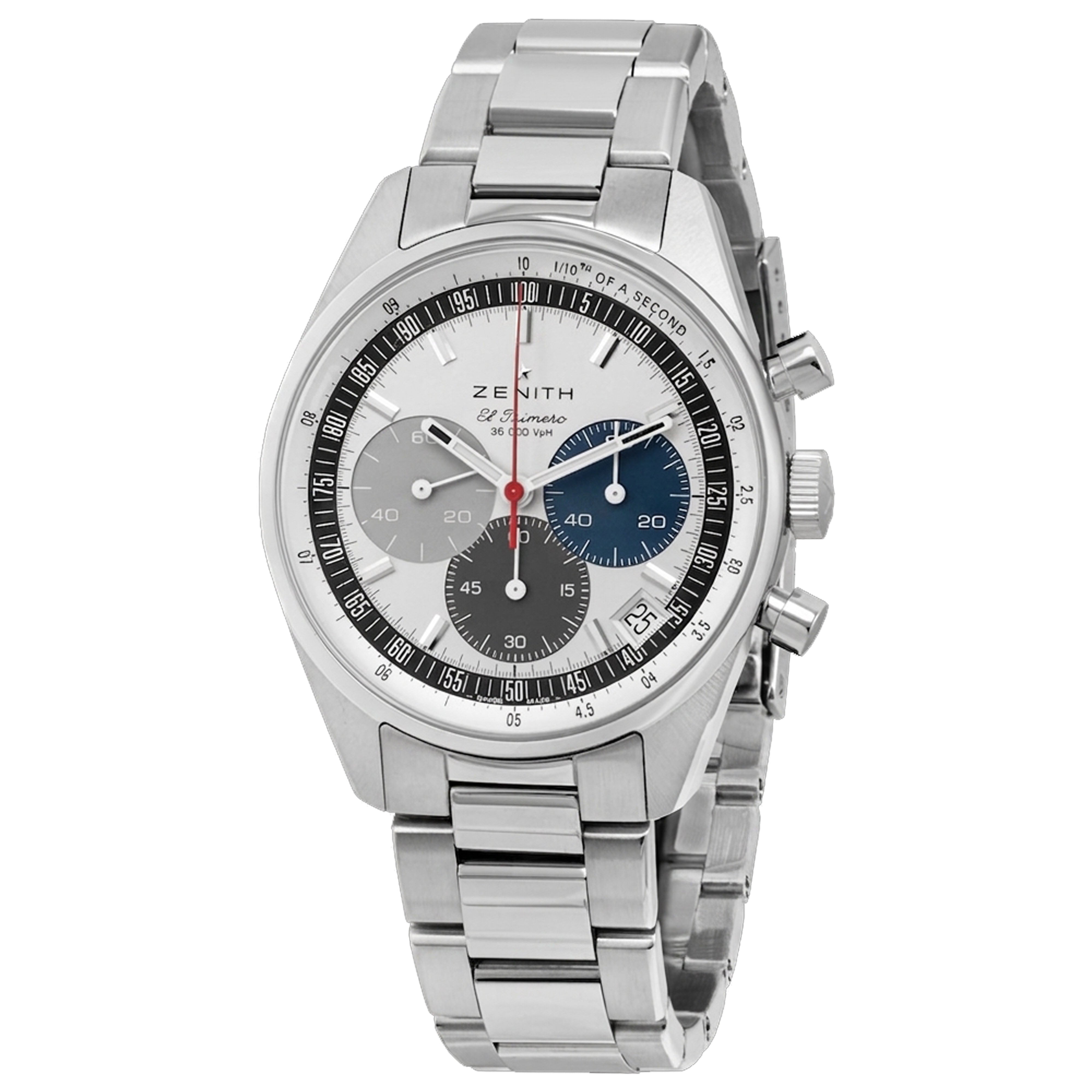 Zenith El Primero Chronomaster 38mm Chronograph 03.3200.3600/69.M3200 White Dial Pre-Owned