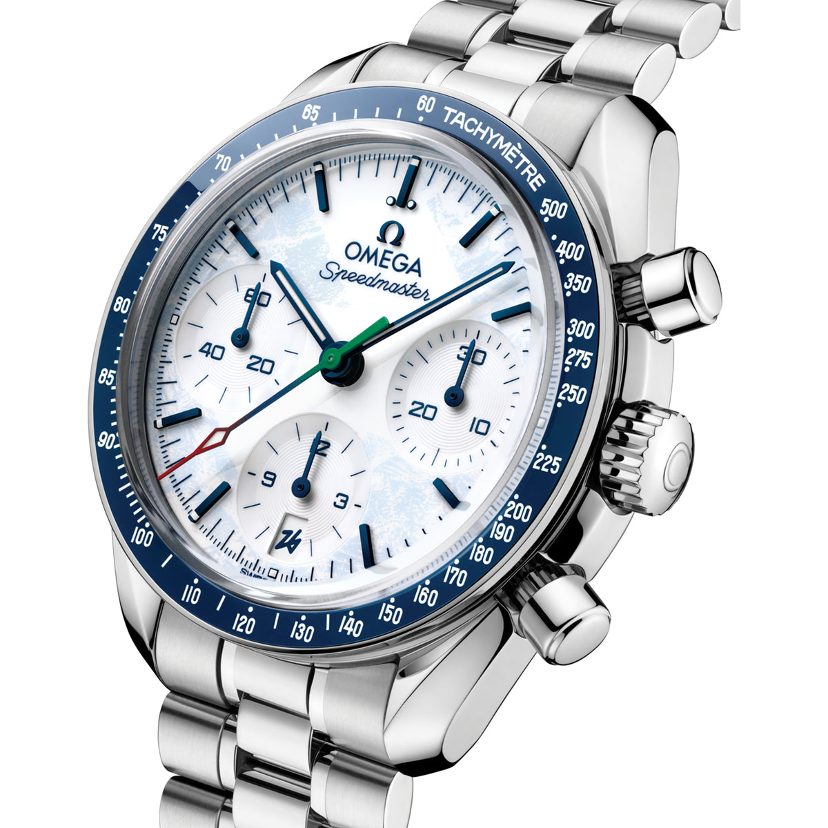 Omega Speedmaster Steel 38mm Milano Cortina 2026 Limited Edition White Dial 522.30.38.50.04.002