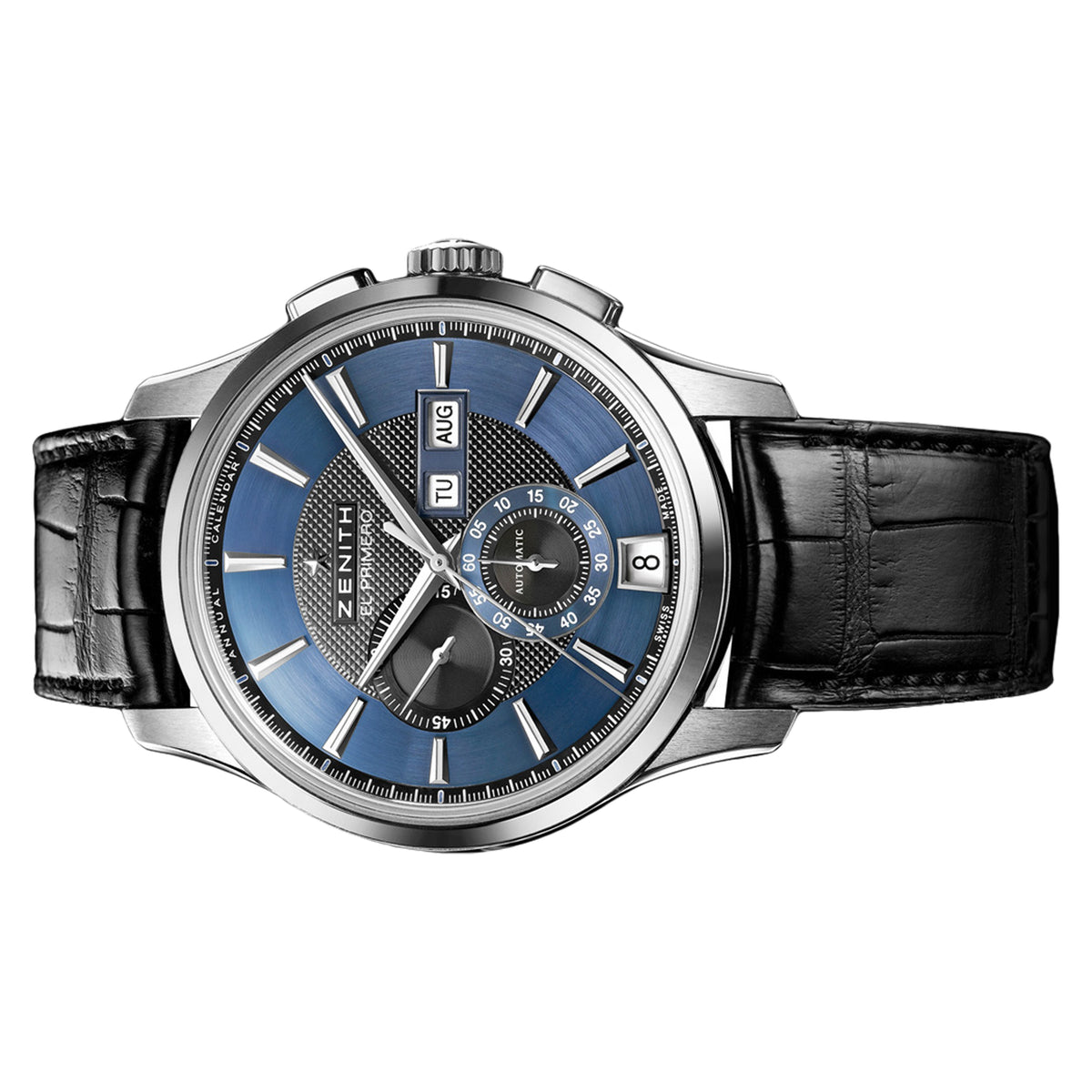 Zenith El Primero Winsor Annual Calendar Chronograph Black Eye 03.2070.4054/22.C708 Pre-Owned