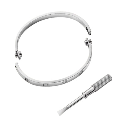 Cartier classic LOVE bracelet CRB6067618 , Certificate 2022 18K White gold Size 18cm  Pre-Owned