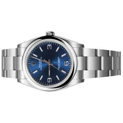 Rolex Oyster Perpetual OP 36mm Blue Oyster Steel 116000 PreOwned