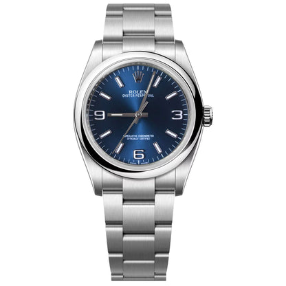 Rolex Oyster Perpetual OP 36mm Blue Oyster Steel 116000 PreOwned