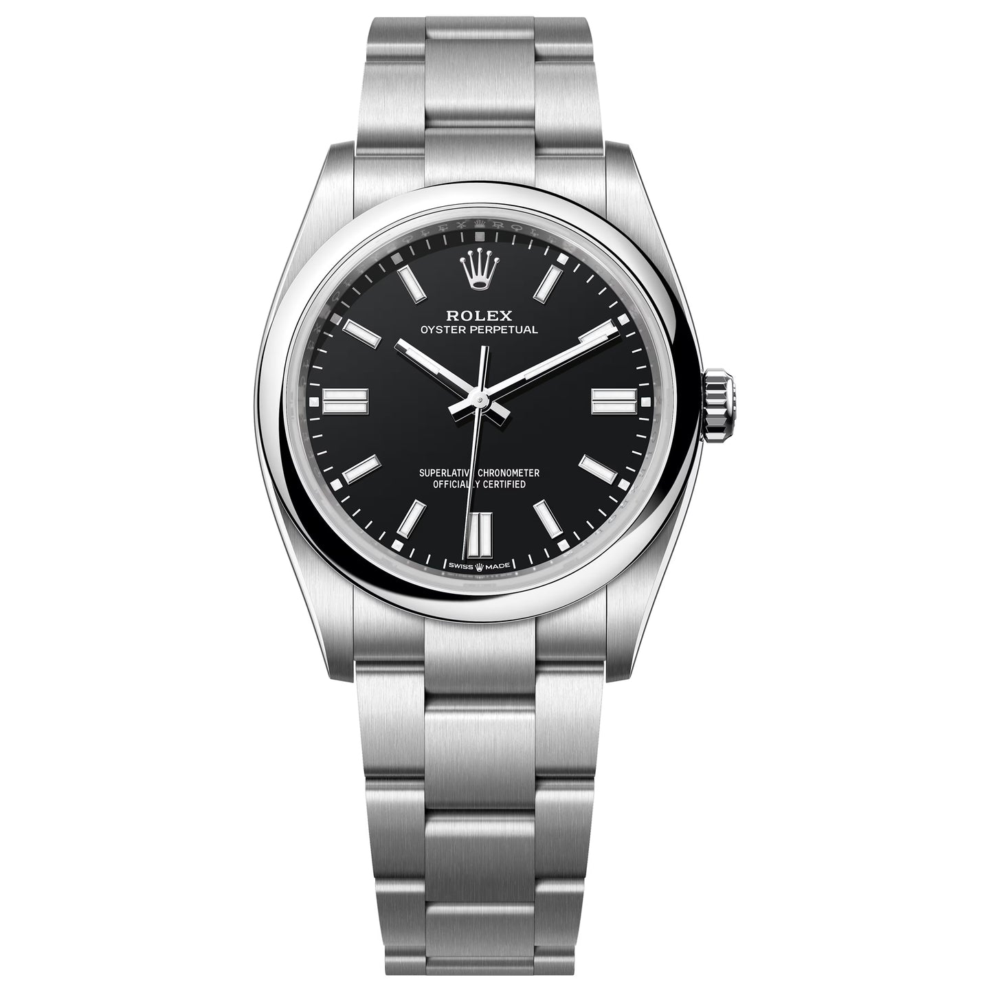 rolex oyster perpetual op 36mm 2026 unworn black oyster steel 126000-0014