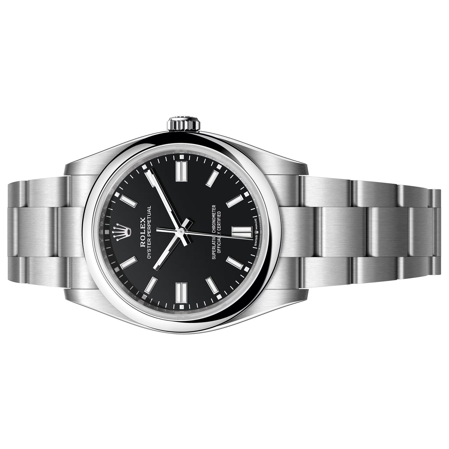 rolex oyster perpetual op 36mm 2026 unworn black oyster steel 126000-0014