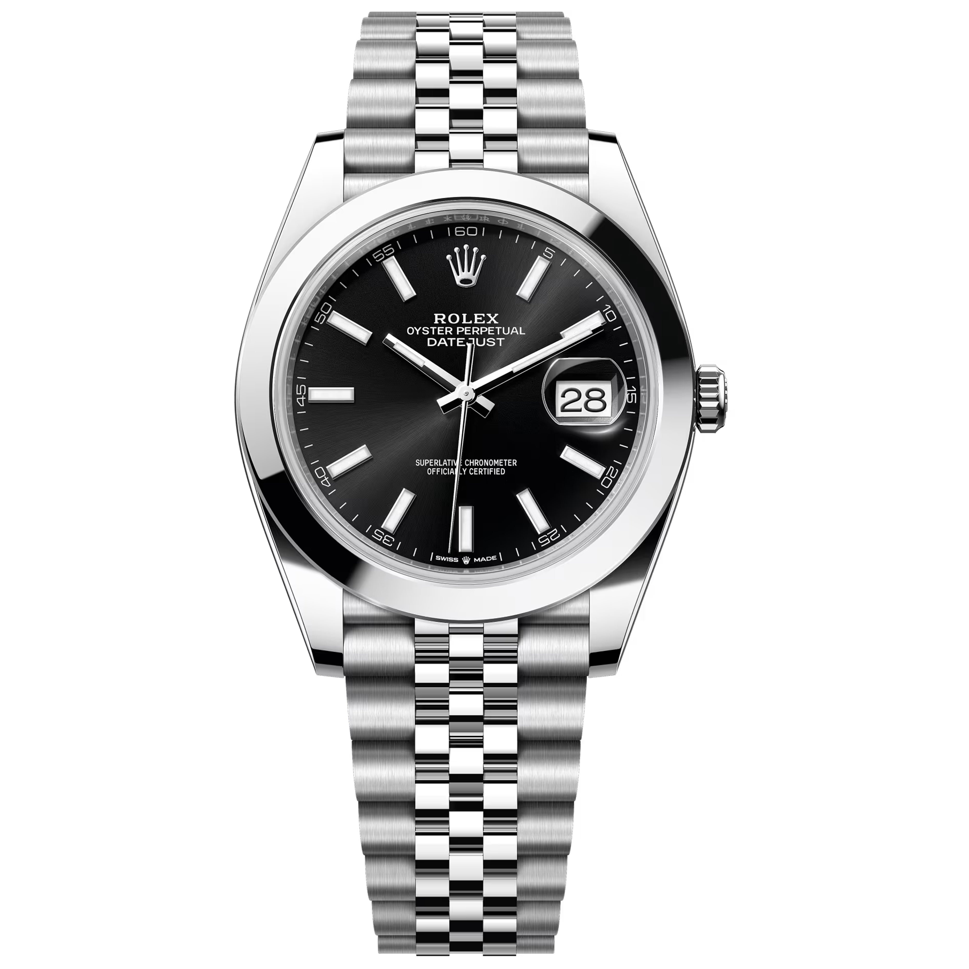 Rolex Datejust 41mm Black Unworn 2025 Jubilee 126300-0012