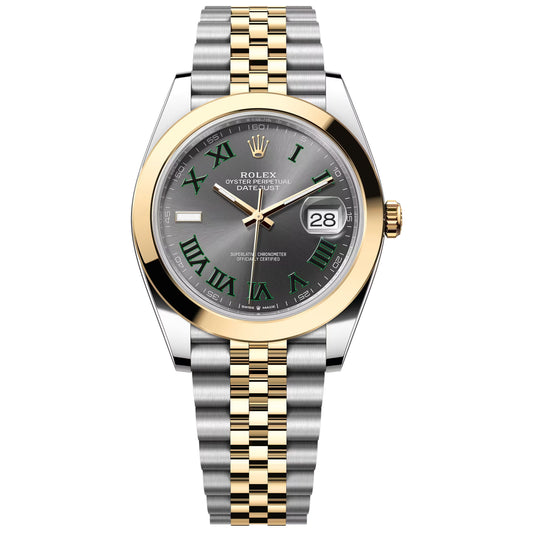 Rolex Datejust 41mm Wimbledon Yellow gold and Steel Jubilee 126303-0020 Preowned