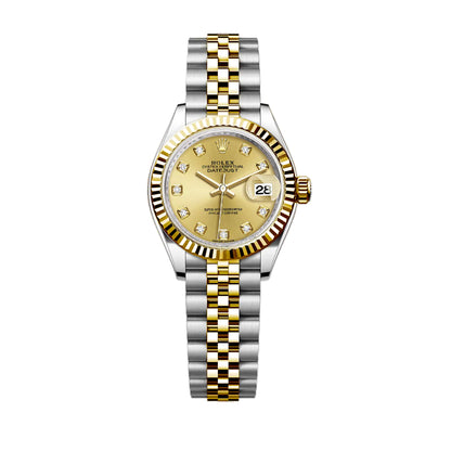 Rolex Lady Datejust 28mm 279173-0011 Champagne Diamond Dial ,Pre-Owned - Luxury Address Watches