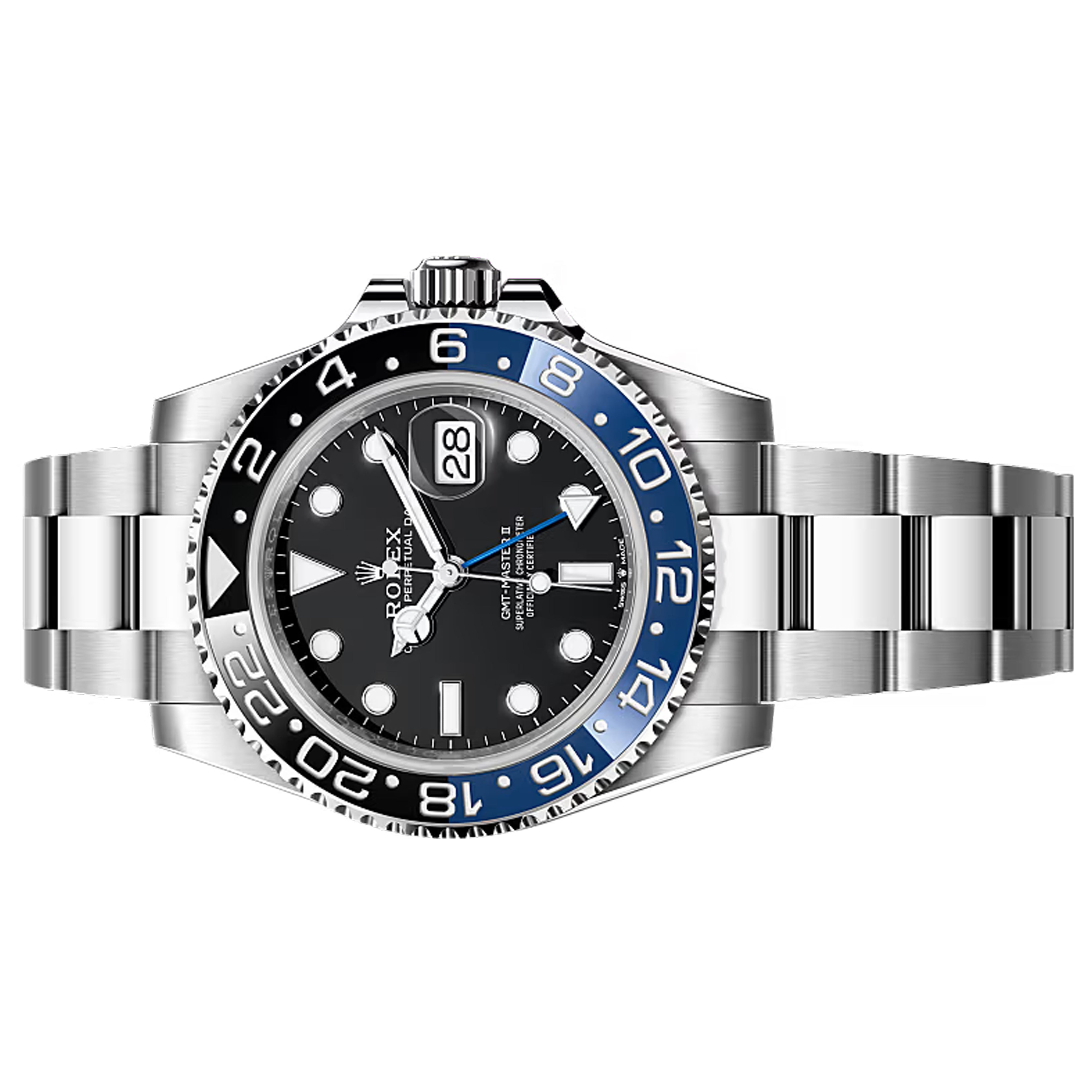 Rolex GMT-Master II Batman 40mm جديدة غير ملبوسة 2025 أويستر 126710BLNR-0003