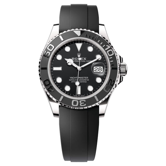 Rolex Yacht-Master 42mm 2025 White Gold  OysterFlex Black Dial 226659-0002