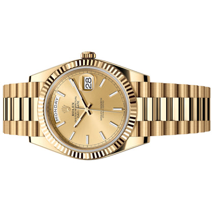 Rolex Day-Date 40 228238-0003 Champagne Yellow gold 18K Pre-Owned