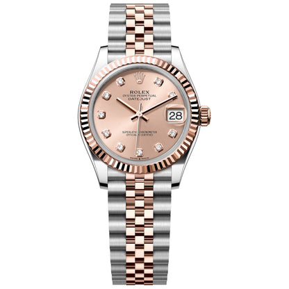 Rolex Datejust 31mm Pink Diamond Rose Gold and Steel 278271-0024 Jubilee Unworn 2025