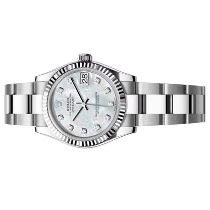 Rolex Datejust 31mm  278274-0005 , 2025 Unworn White Diamond Mother Of Peral (MOP) Oyster