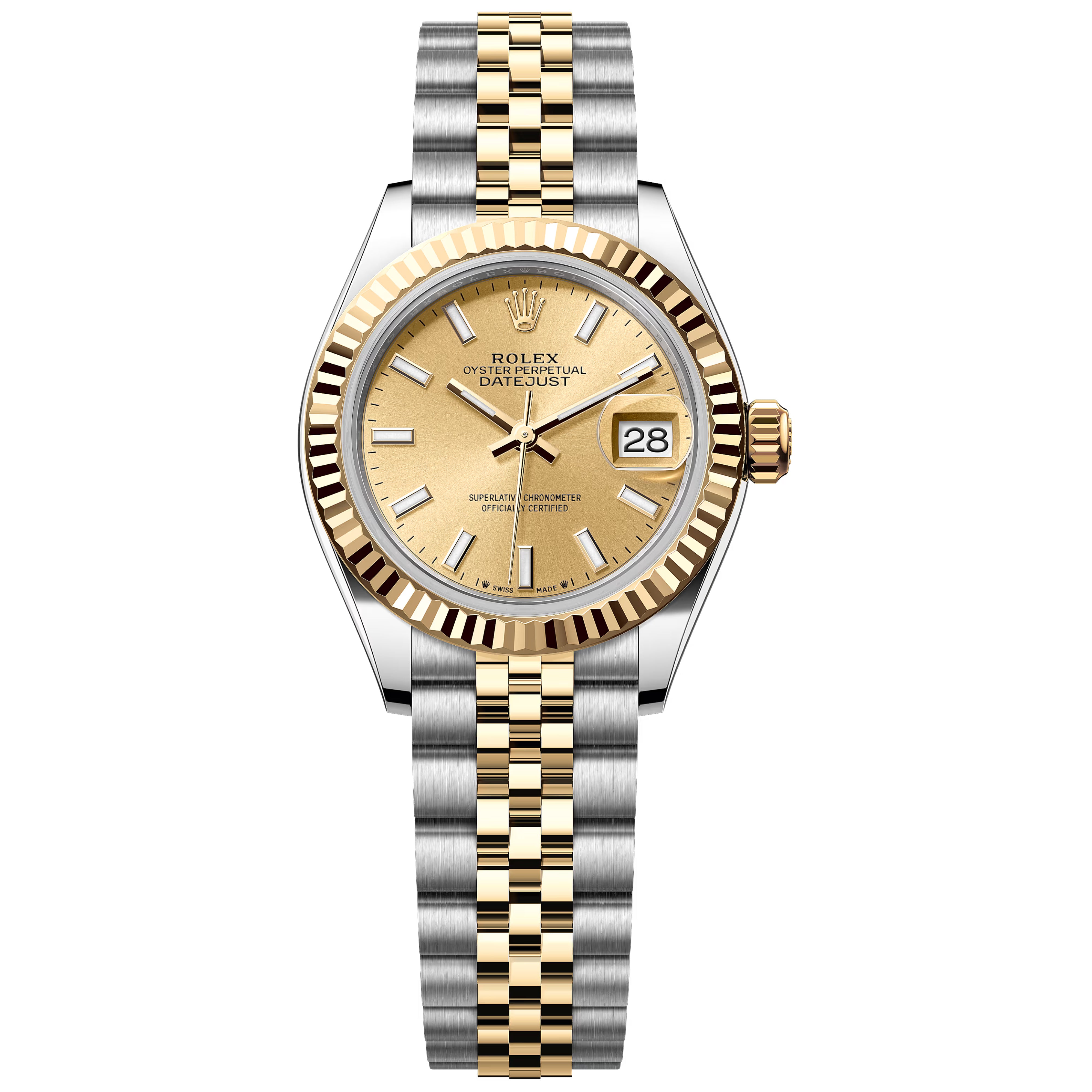Rolex Lady Datejust 28mm 279173-0001  Champagne Index Jubilee Pre-Owned