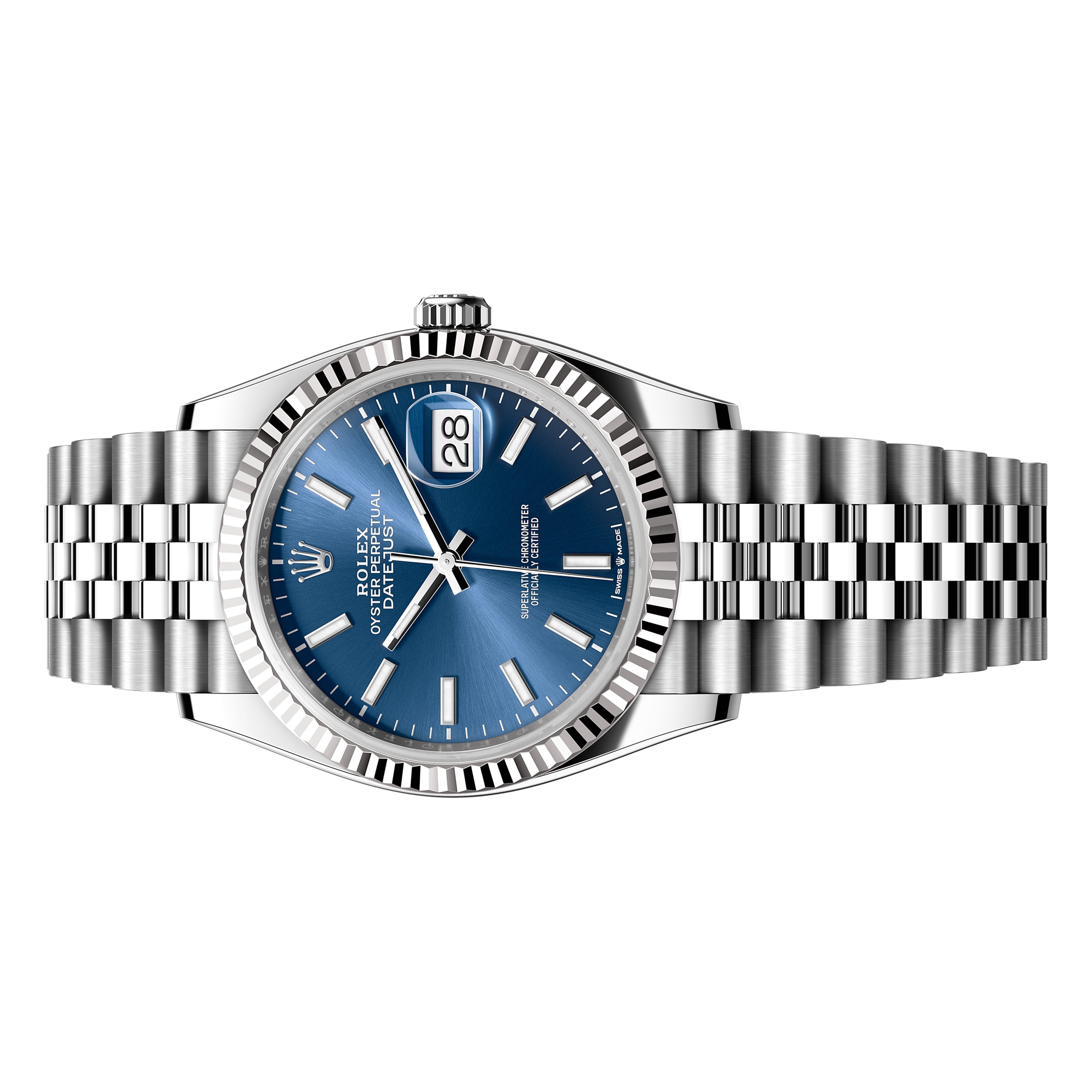 Rolex Datejust 36mm 126234-0017 Blue Index Dial, Unworn 2024 - Luxury Address Watches