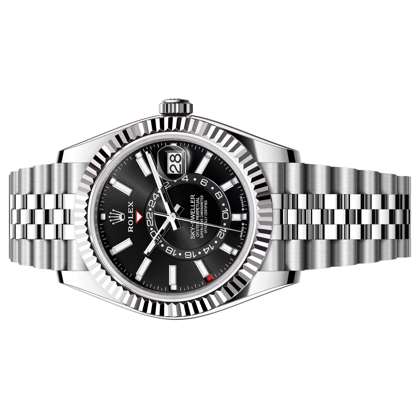 rolex sky-dweller 42mm ,unworn 2025 black 336934-0008 jubilee