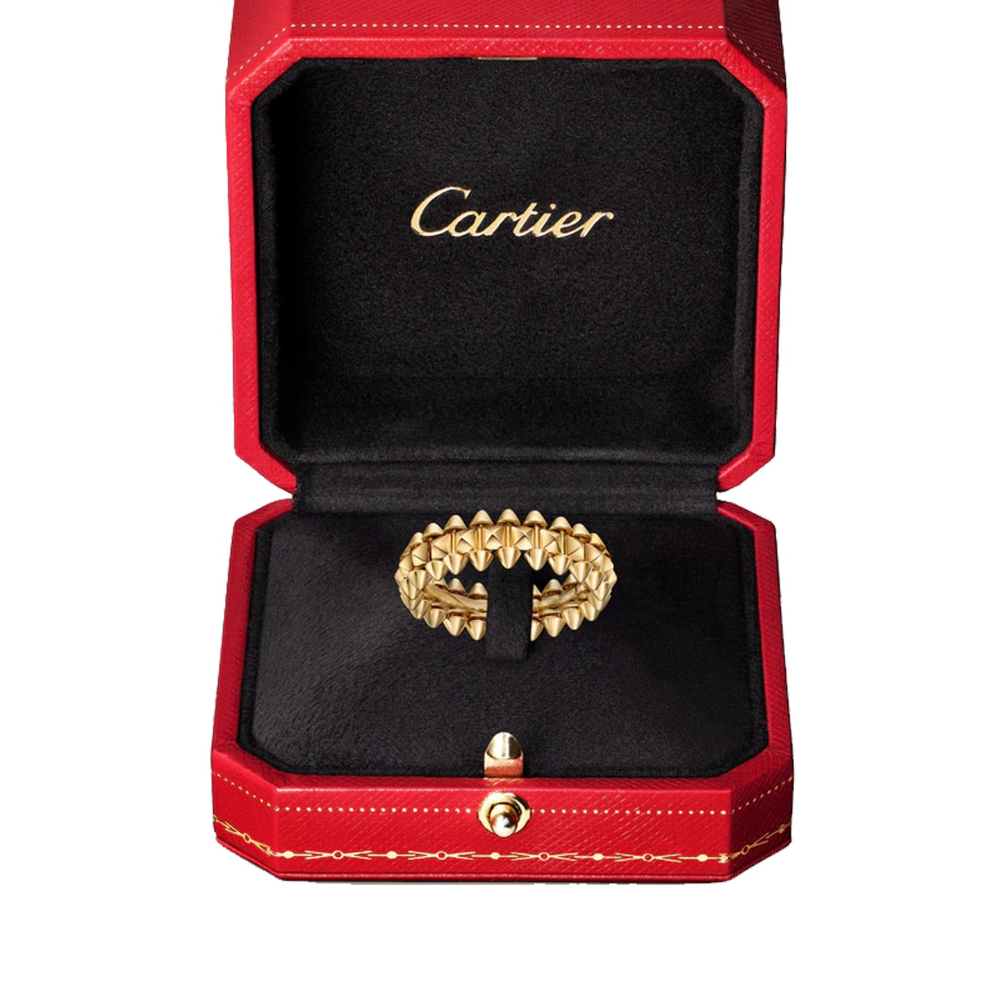cartier ring clash de small model , b4238400 2025 18k yellow gold size 51